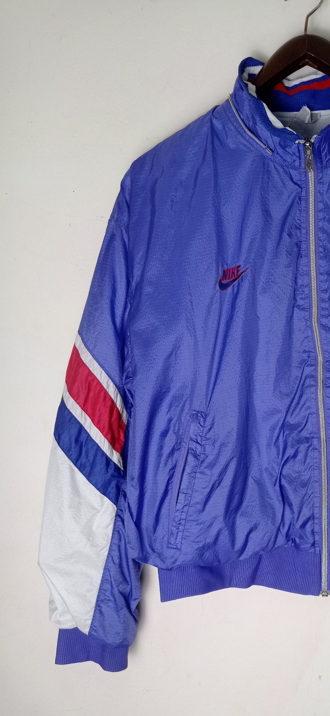 Nike × Vintage 90s Vintage Nike multicolour jacket Size US M / EU 48-50 / 2 - 7 Thumbnail