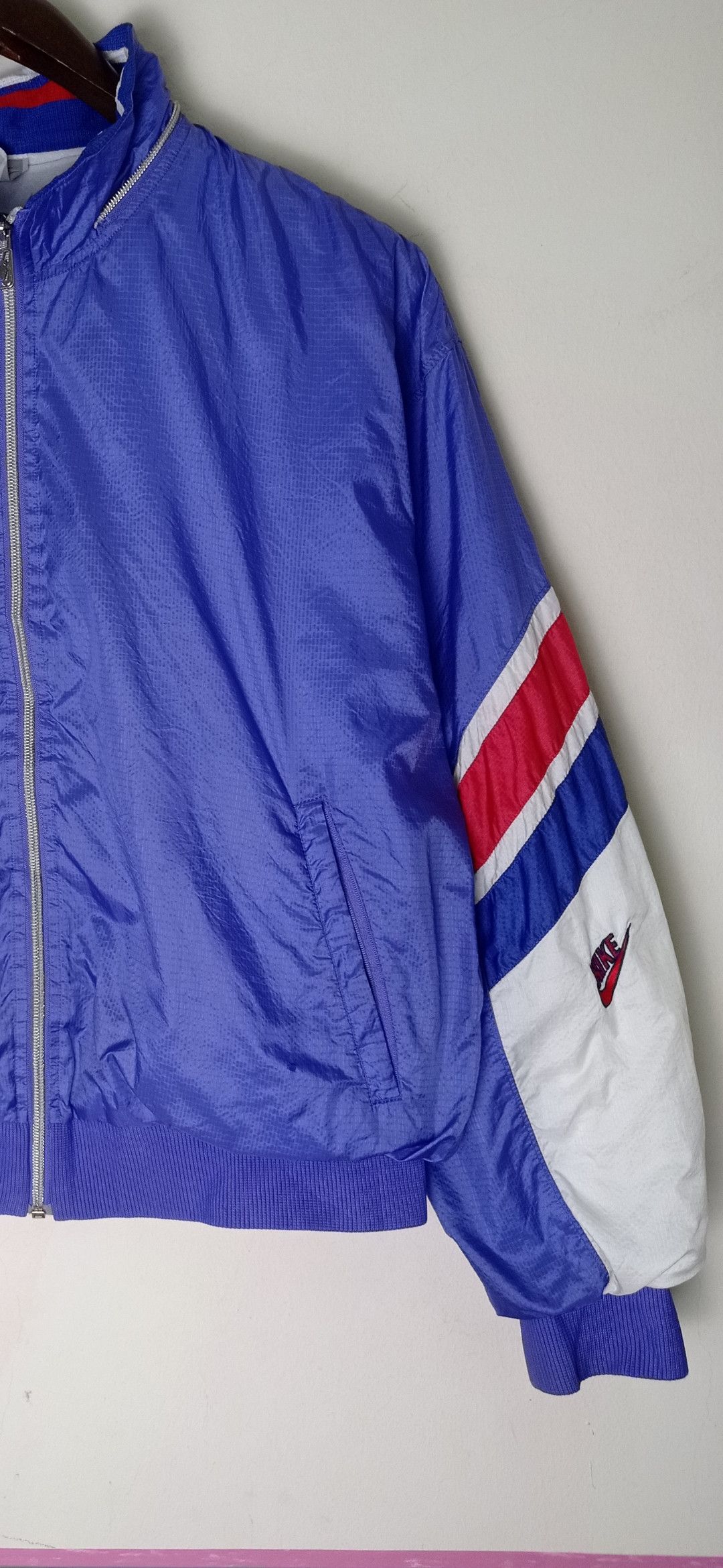 Nike × Vintage 90s Vintage Nike multicolour jacket Size US M / EU 48-50 / 2 - 6 Thumbnail