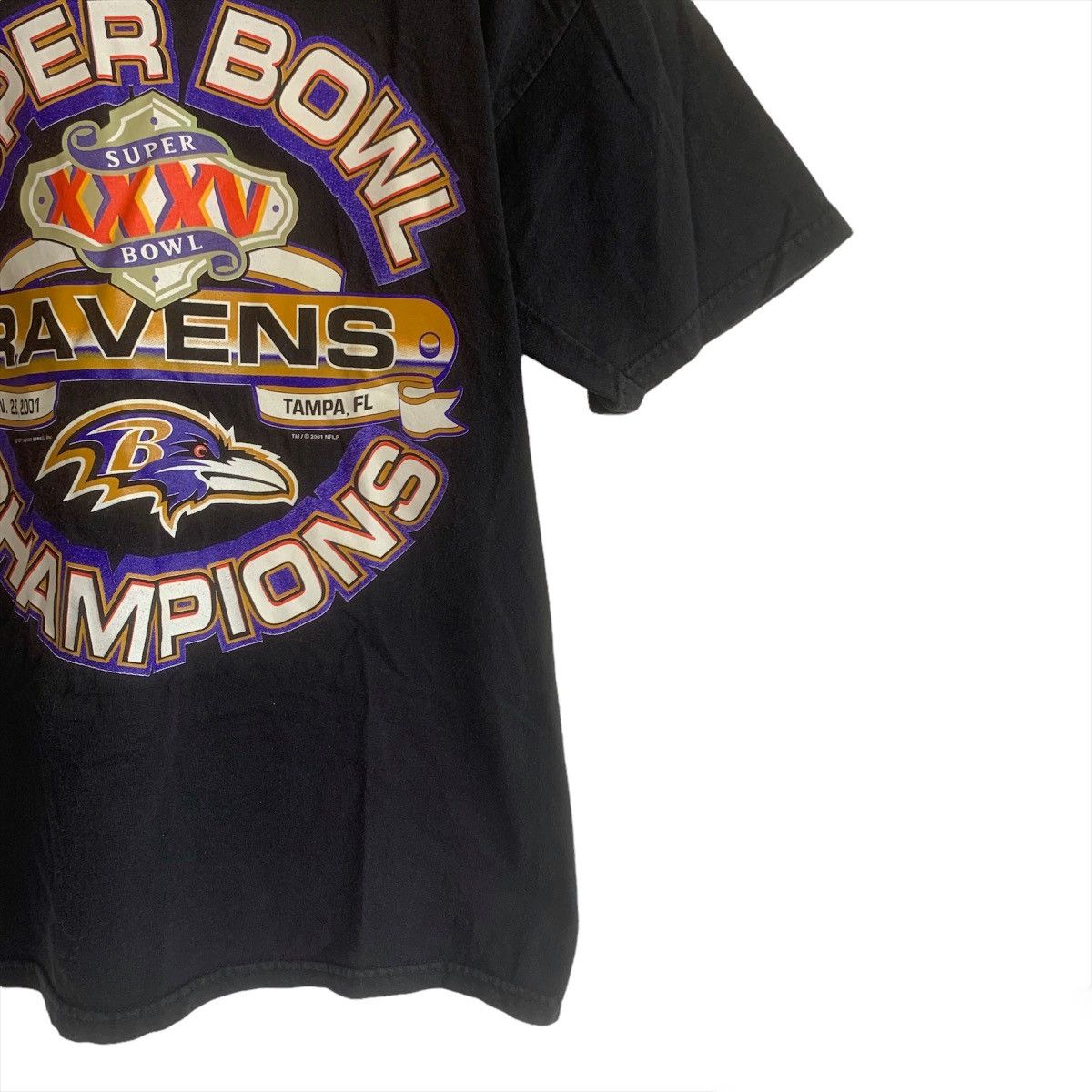 NFL × Vintage Vintage RAVENS SUPERBOWL CHAMPIONS Tee Size US L / EU 52-54 / 3 - 8 Thumbnail