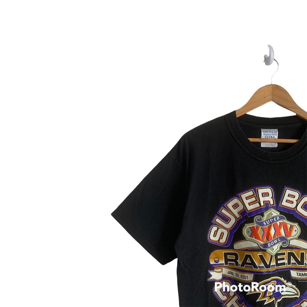 NFL × Vintage Vintage RAVENS SUPERBOWL CHAMPIONS Tee Size US L / EU 52-54 / 3 - 5 Thumbnail