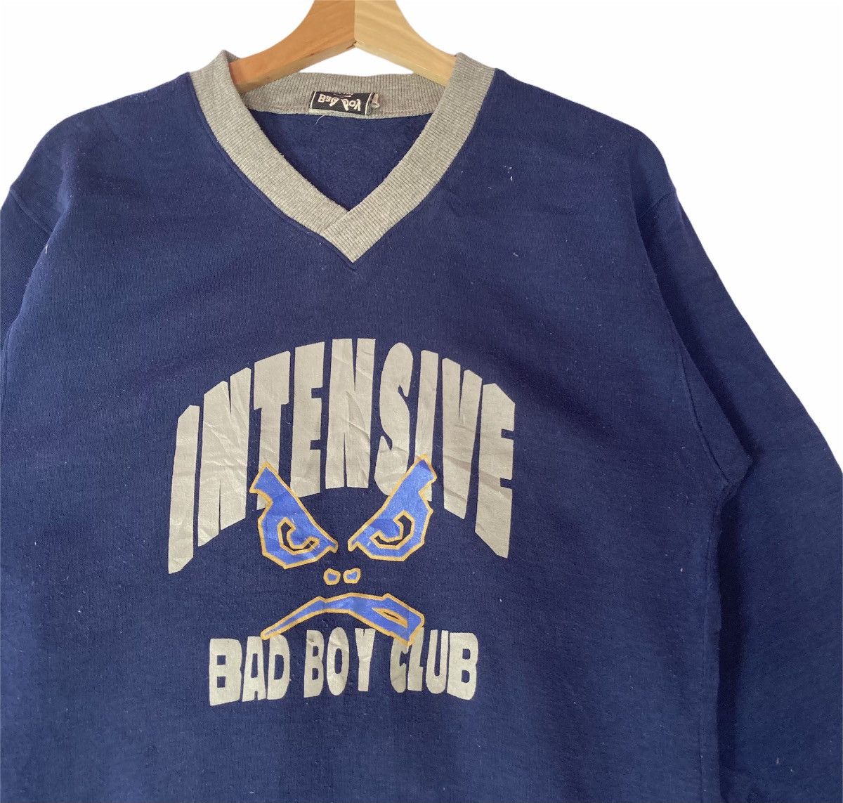 Japanese Brand × Vintage Vintage Bad Boy Club Big Logo Hoodie Sweatshirt Size US M / EU 48-50 / 2 - 2 Thumbnail