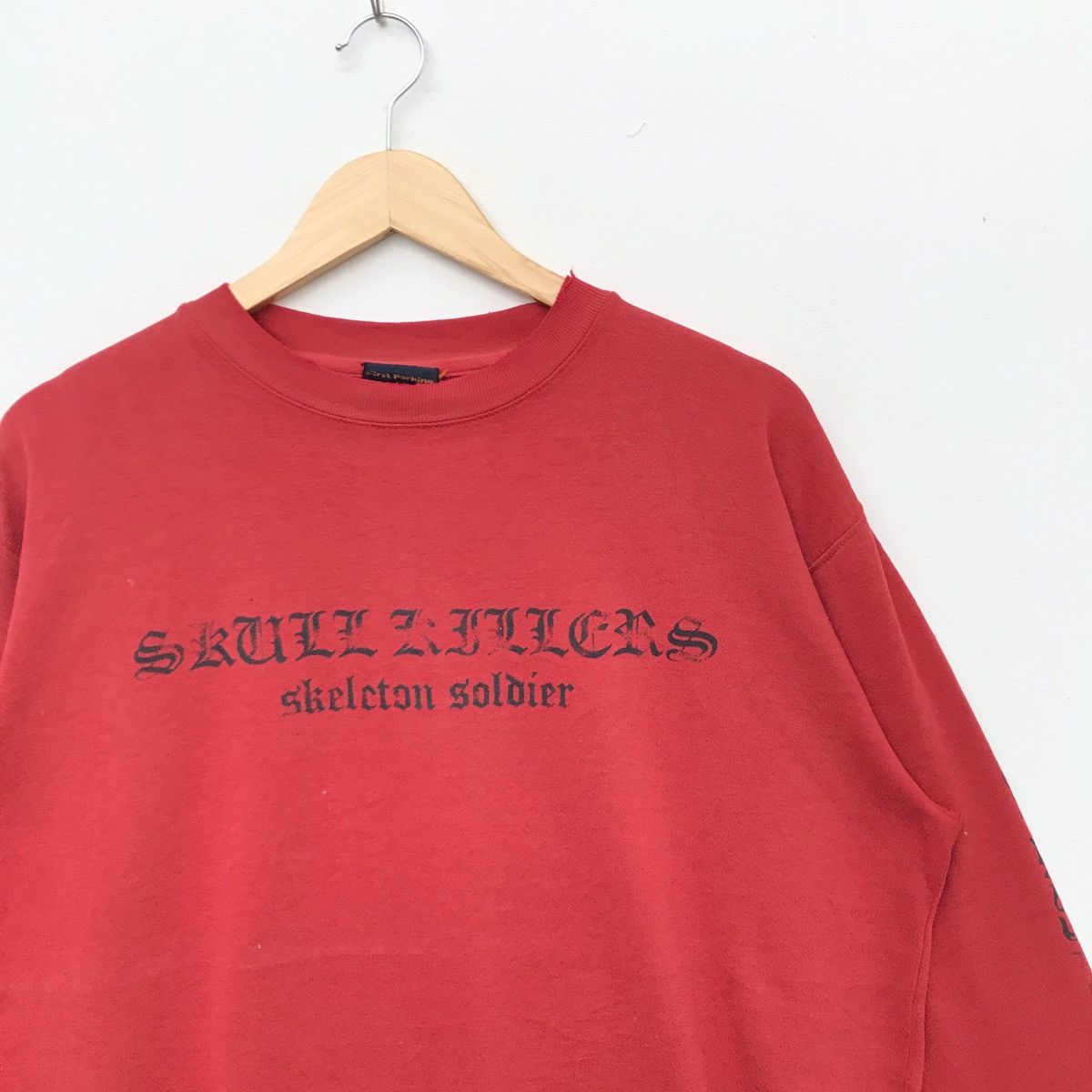 Japanese Brand × Vintage Vintage First Parking sweatshirt Streetwear Skateboarding Size US L / EU 52-54 / 3 - 6 Thumbnail
