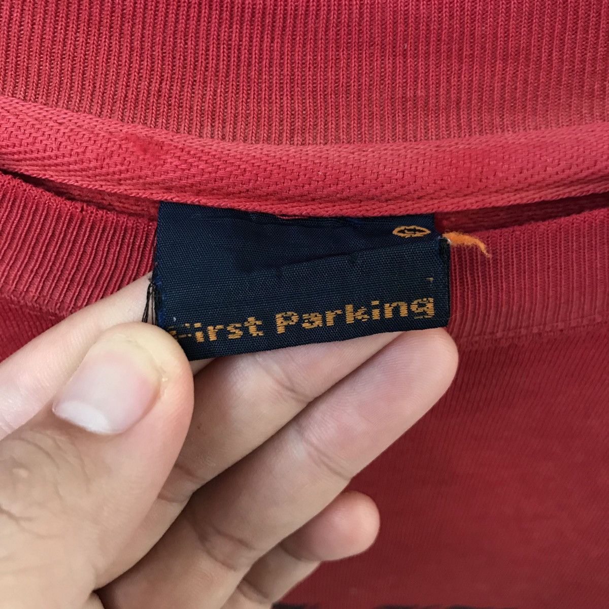Japanese Brand × Vintage Vintage First Parking sweatshirt Streetwear Skateboarding Size US L / EU 52-54 / 3 - 8 Thumbnail