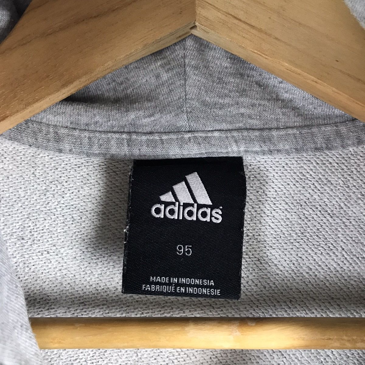 Adidas Vintage Adidas Sleeveless Zipper Hoodie Grey Colour Size US M / EU 48-50 / 2 - 6 Thumbnail