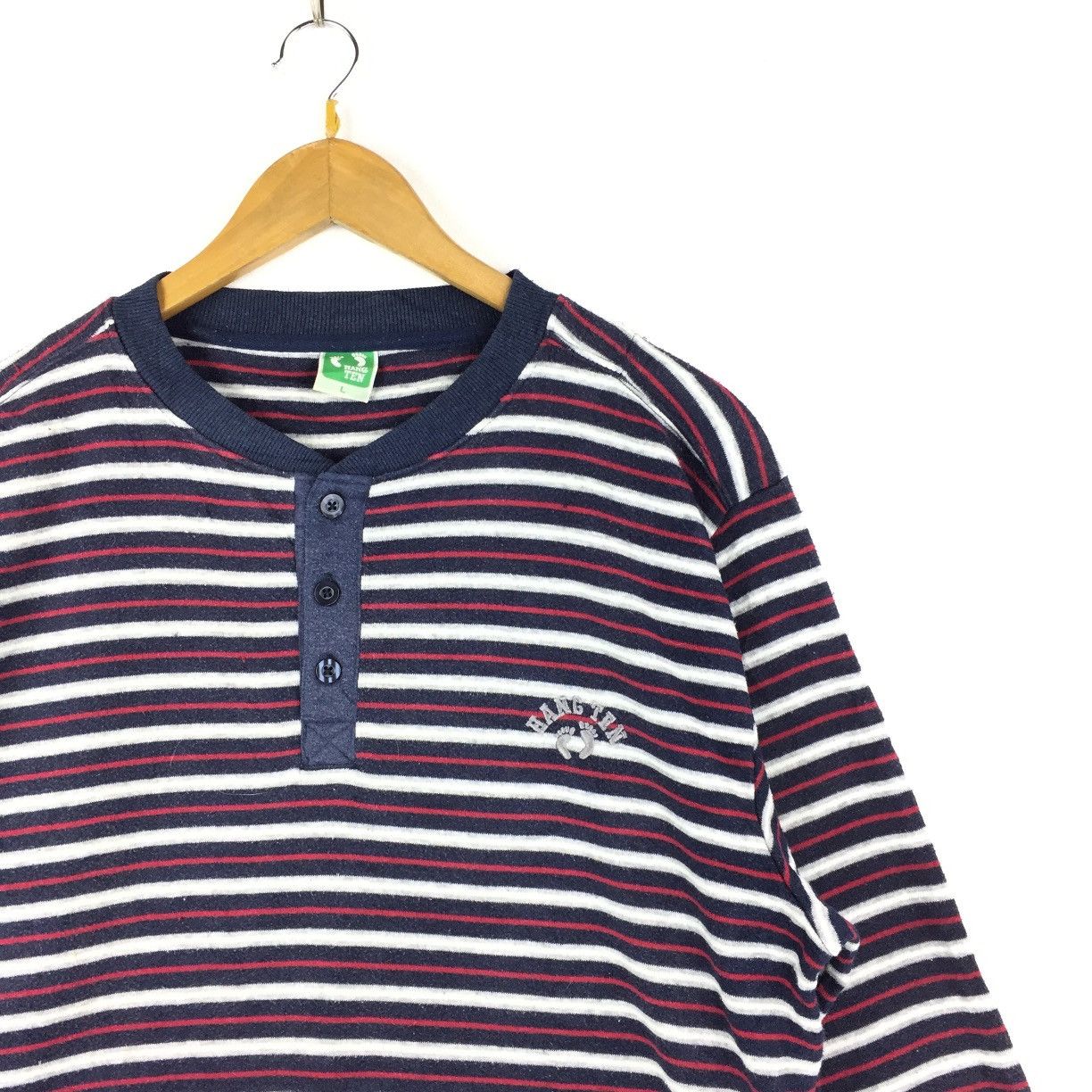 Hang Ten × Vintage Rare!!! Vintage Hang Ten Sweatshirt Small Logo Pullover Size US L / EU 52-54 / 3 - 2 Thumbnail