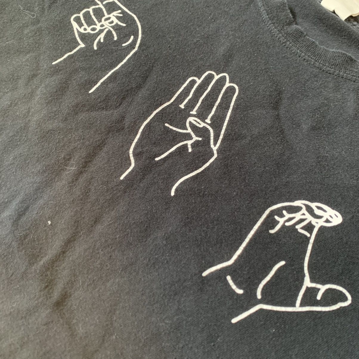 GOTHBOICLIQUE Gothboiclique gbc sign language t shirt Large Size US L / EU 52-54 / 3 - 2 Thumbnail