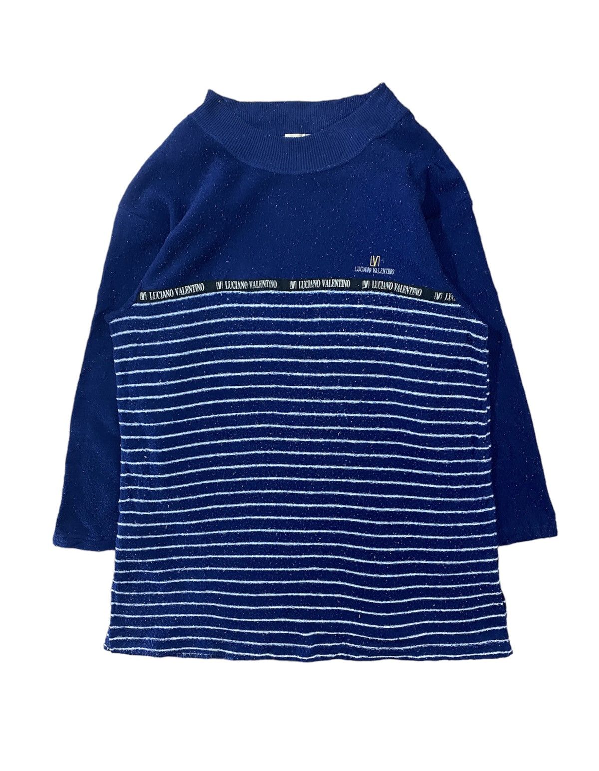 Designer × Valentino × Vintage Vintage Luciano Valentino Stripes Small Logo Size L Size L / US 10 / IT 46 - 1 Thumbnail