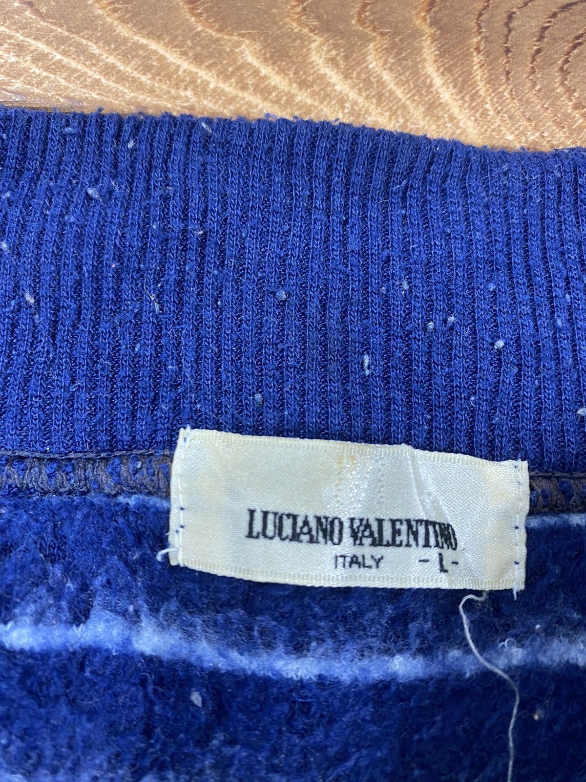 Designer × Valentino × Vintage Vintage Luciano Valentino Stripes Small Logo Size L Size L / US 10 / IT 46 - 8 Thumbnail