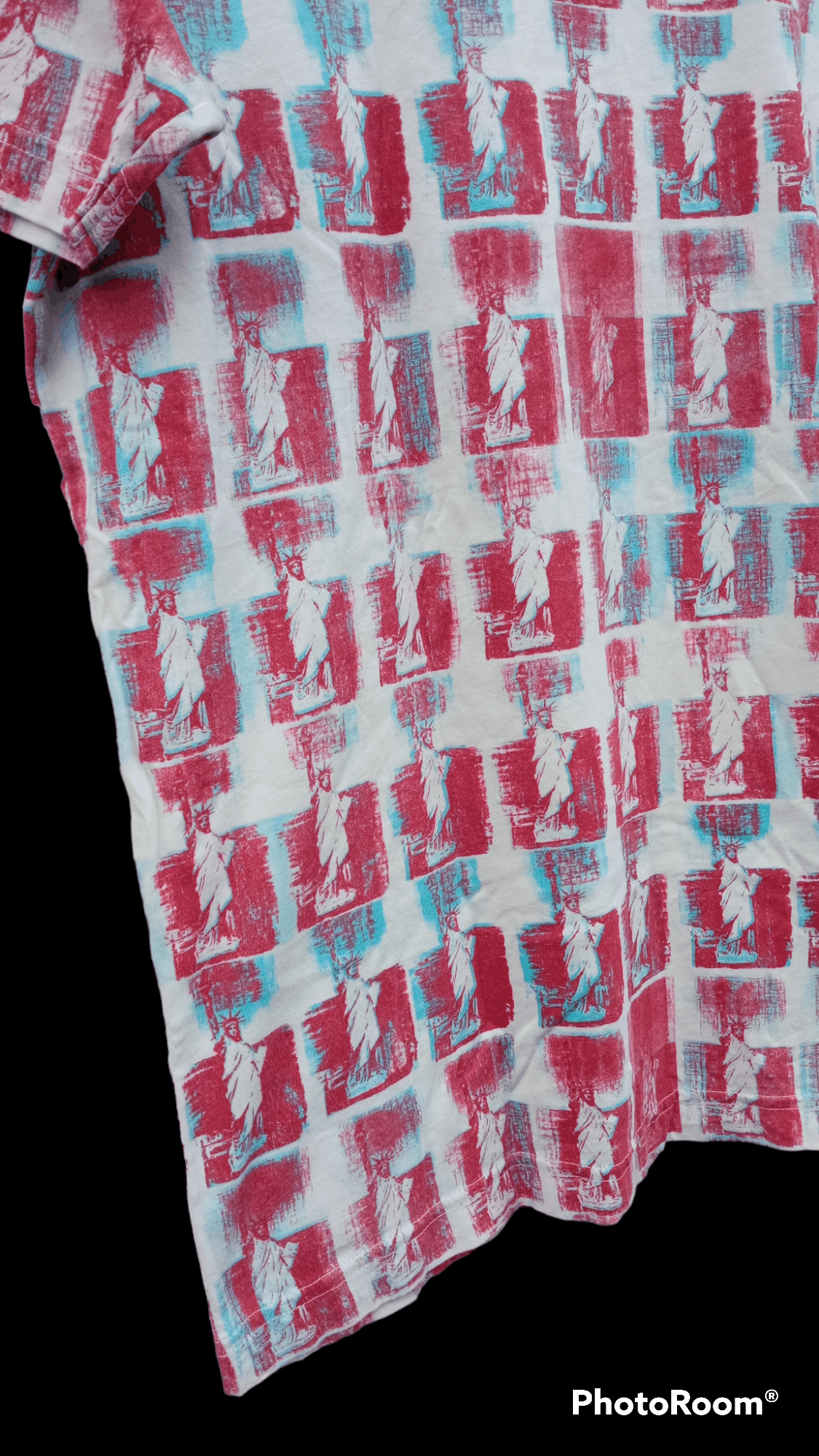 Andy Warhol × Japanese Brand × Uniqlo 🔥🔥UT x Andy Warhol Full Print Statue Of Liberty T-Shirt Size US M / EU 48-50 / 2 - 7 Thumbnail