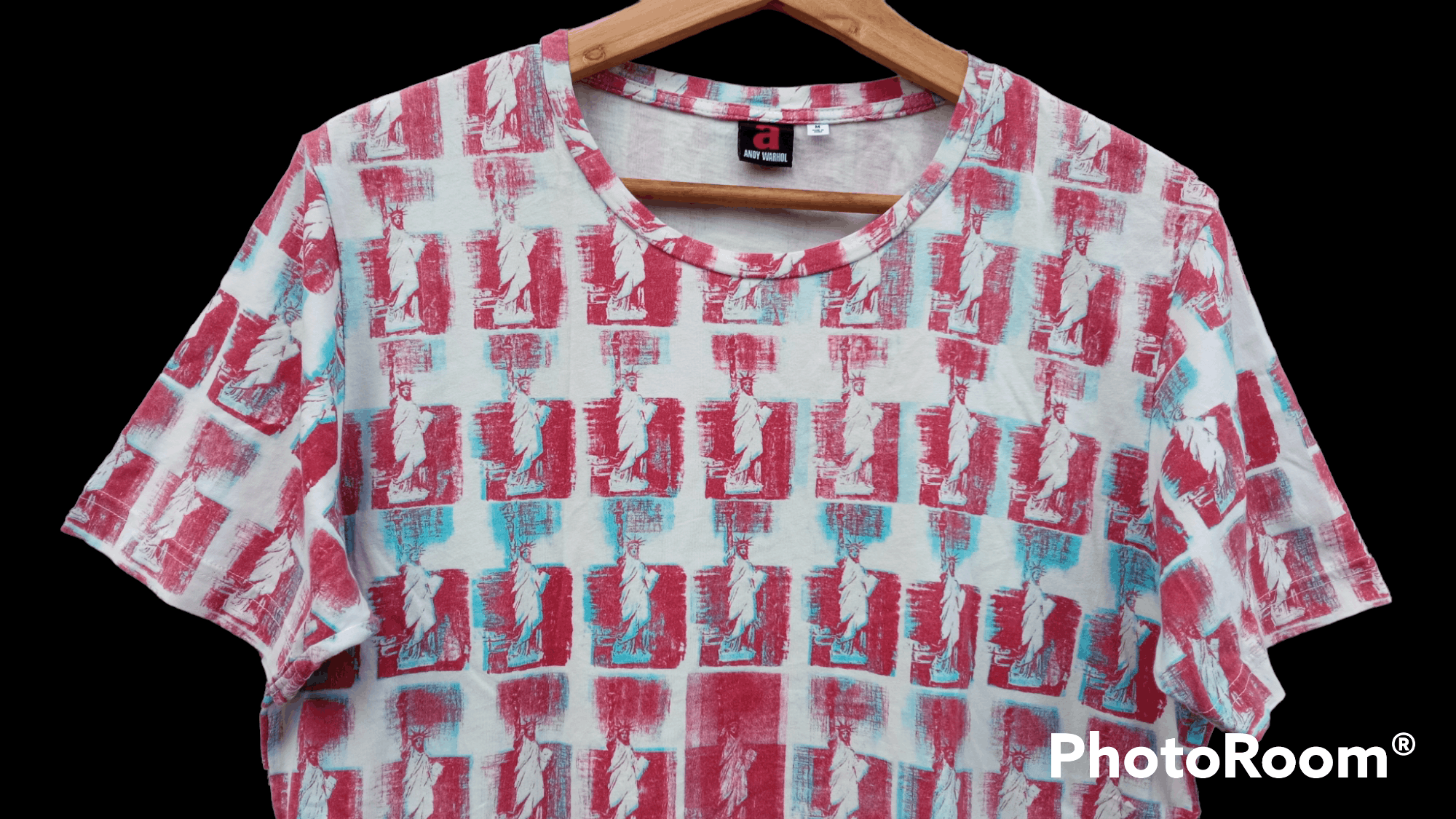 Andy Warhol × Japanese Brand × Uniqlo 🔥🔥UT x Andy Warhol Full Print Statue Of Liberty T-Shirt Size US M / EU 48-50 / 2 - 12 Thumbnail