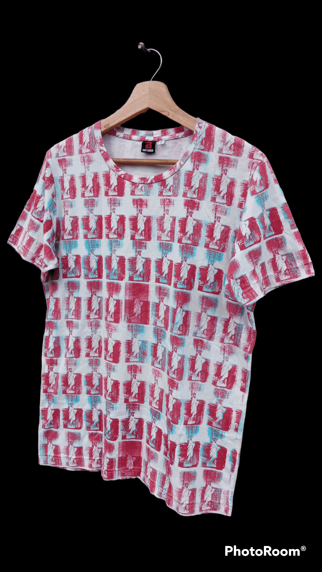Andy Warhol × Japanese Brand × Uniqlo 🔥🔥UT x Andy Warhol Full Print Statue Of Liberty T-Shirt Size US M / EU 48-50 / 2 - 3 Thumbnail