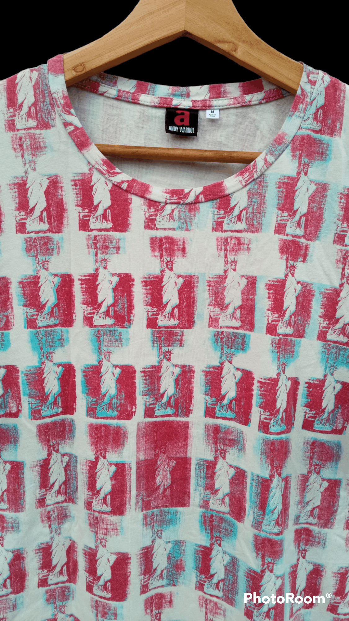 Andy Warhol × Japanese Brand × Uniqlo 🔥🔥UT x Andy Warhol Full Print Statue Of Liberty T-Shirt Size US M / EU 48-50 / 2 - 16 Thumbnail