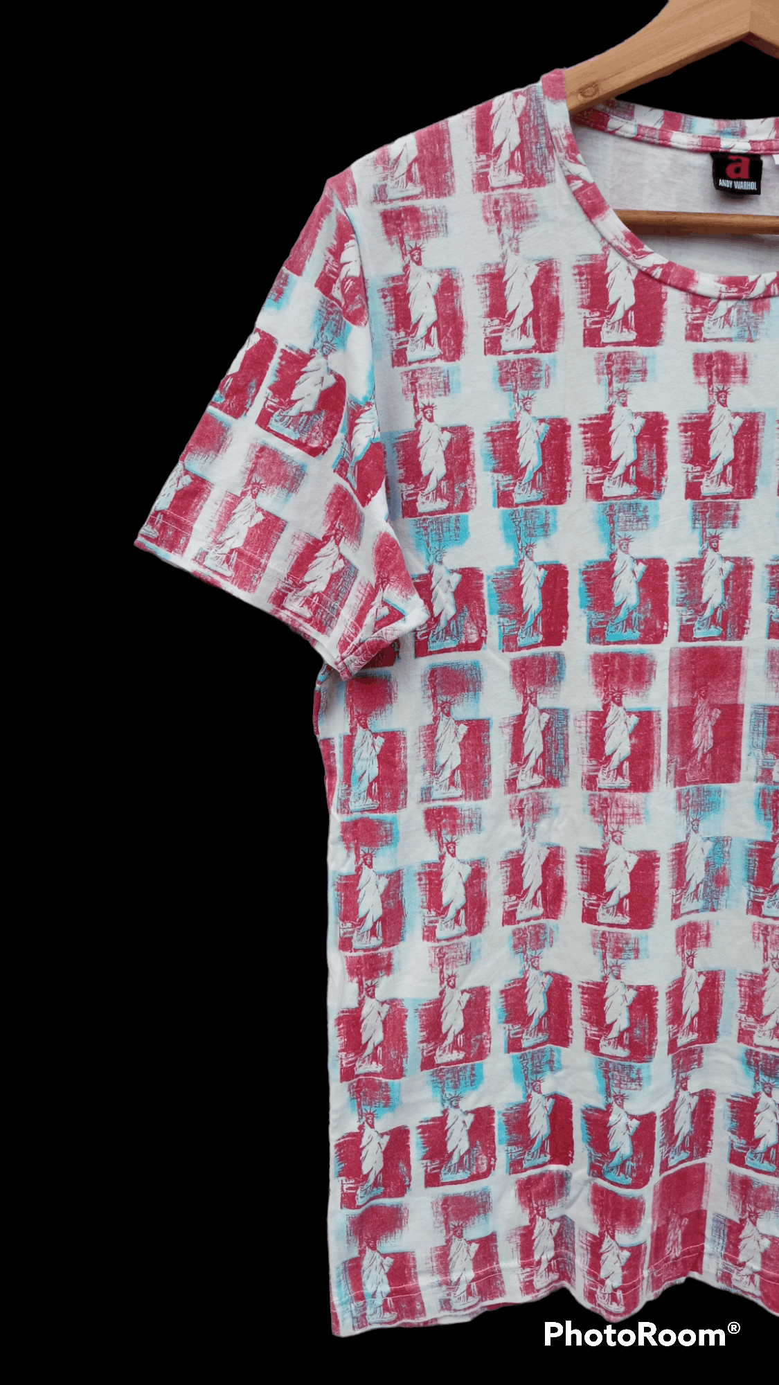 Andy Warhol × Japanese Brand × Uniqlo 🔥🔥UT x Andy Warhol Full Print Statue Of Liberty T-Shirt Size US M / EU 48-50 / 2 - 4 Thumbnail