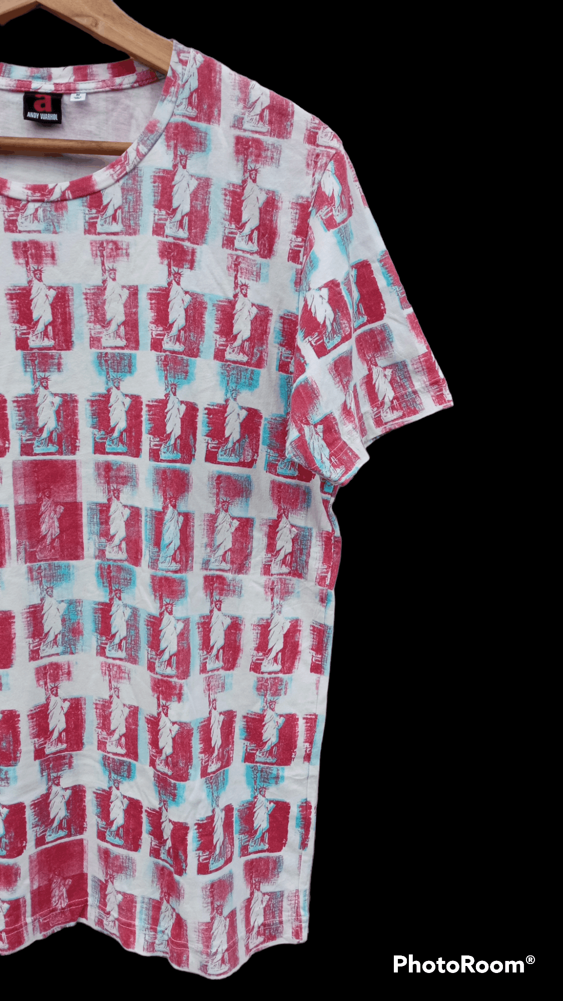 Andy Warhol × Japanese Brand × Uniqlo 🔥🔥UT x Andy Warhol Full Print Statue Of Liberty T-Shirt Size US M / EU 48-50 / 2 - 5 Thumbnail