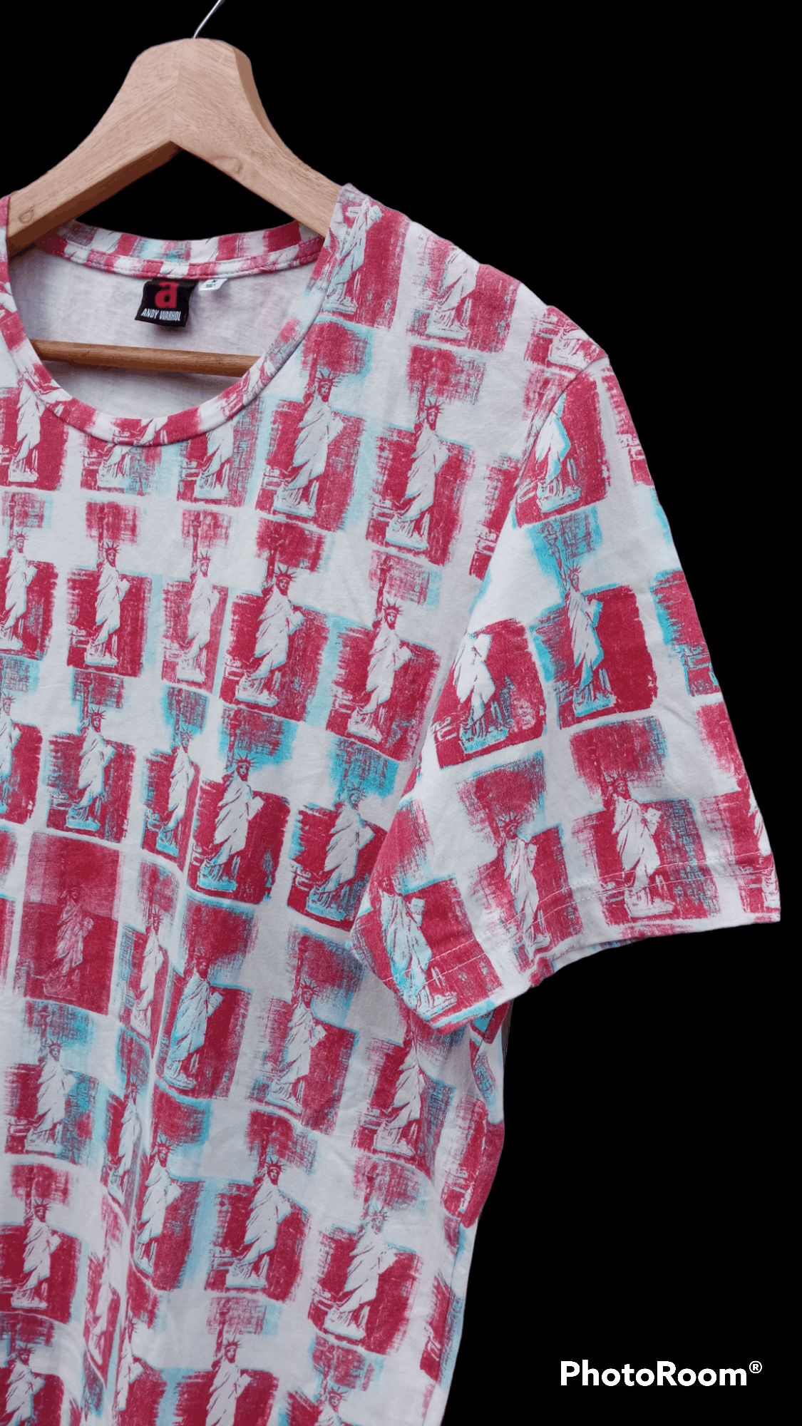 Andy Warhol × Japanese Brand × Uniqlo 🔥🔥UT x Andy Warhol Full Print Statue Of Liberty T-Shirt Size US M / EU 48-50 / 2 - 9 Thumbnail