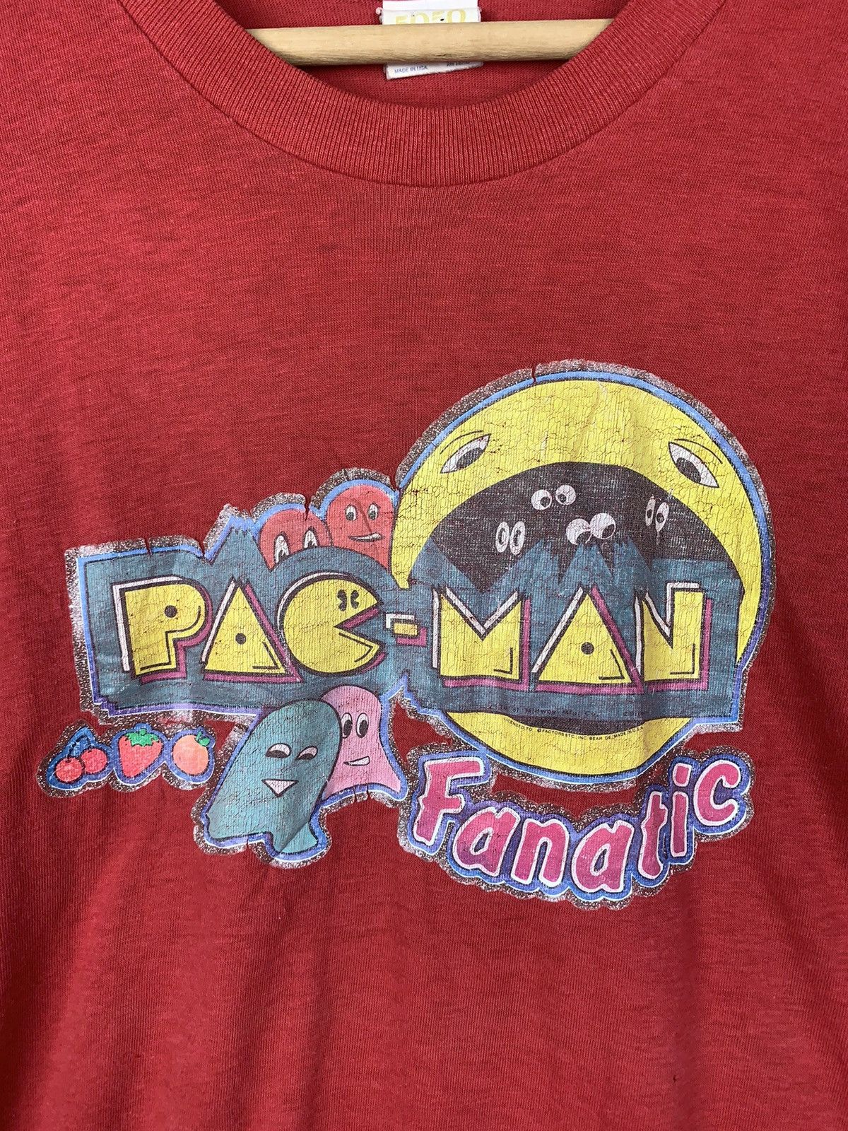 Cartoon Network × Vintage Vintage 80s Pac-Man Iron On Size US L / EU 52-54 / 3 - 2 Thumbnail