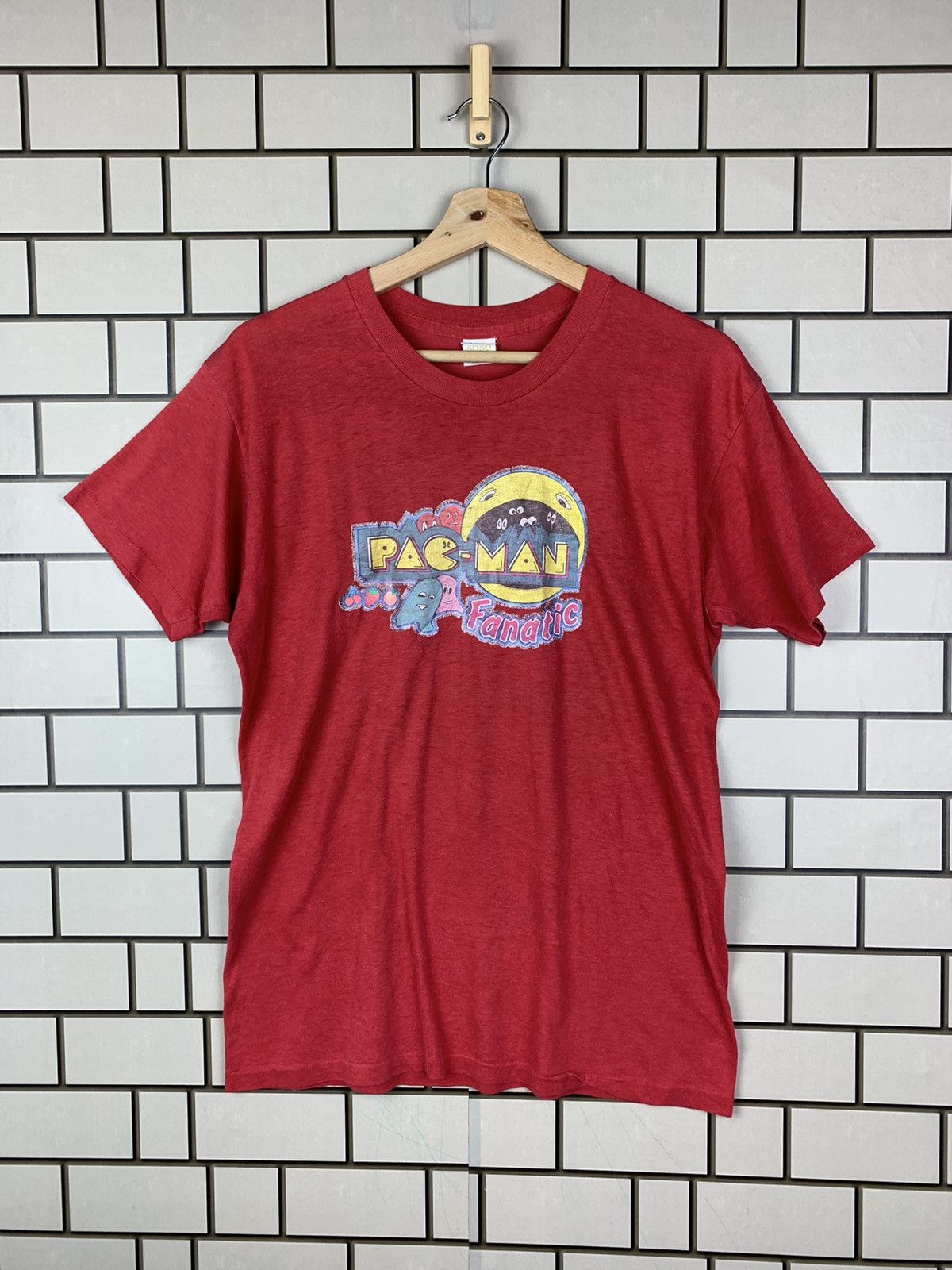 Cartoon Network × Vintage Vintage 80s Pac-Man Iron On Size US L / EU 52-54 / 3 - 1 Thumbnail