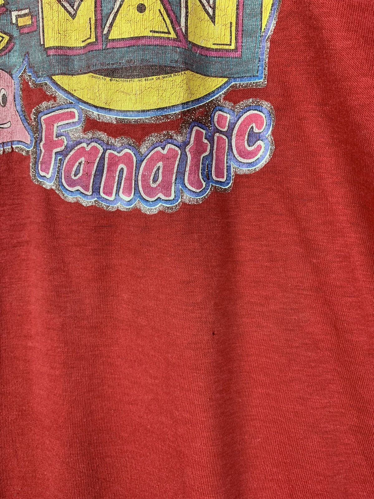 Cartoon Network × Vintage Vintage 80s Pac-Man Iron On Size US L / EU 52-54 / 3 - 3 Thumbnail