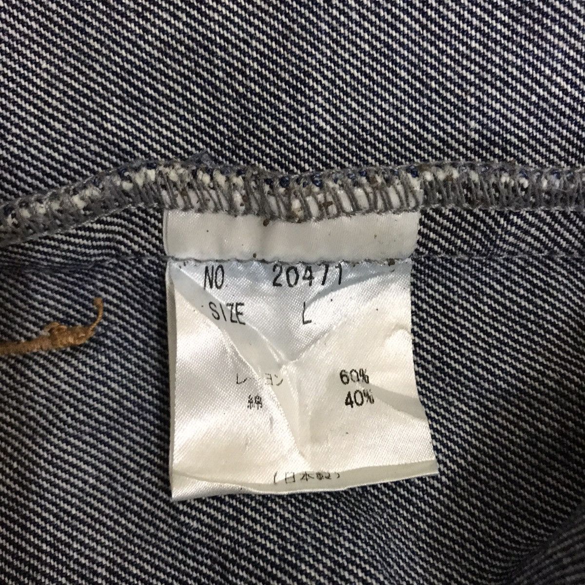 Japanese Brand × Kansai Yamamoto × Vintage 💥RARE💥 Vintage Kansai Yamamoto Denim Vest Size US L / EU 52-54 / 3 - 10 Thumbnail