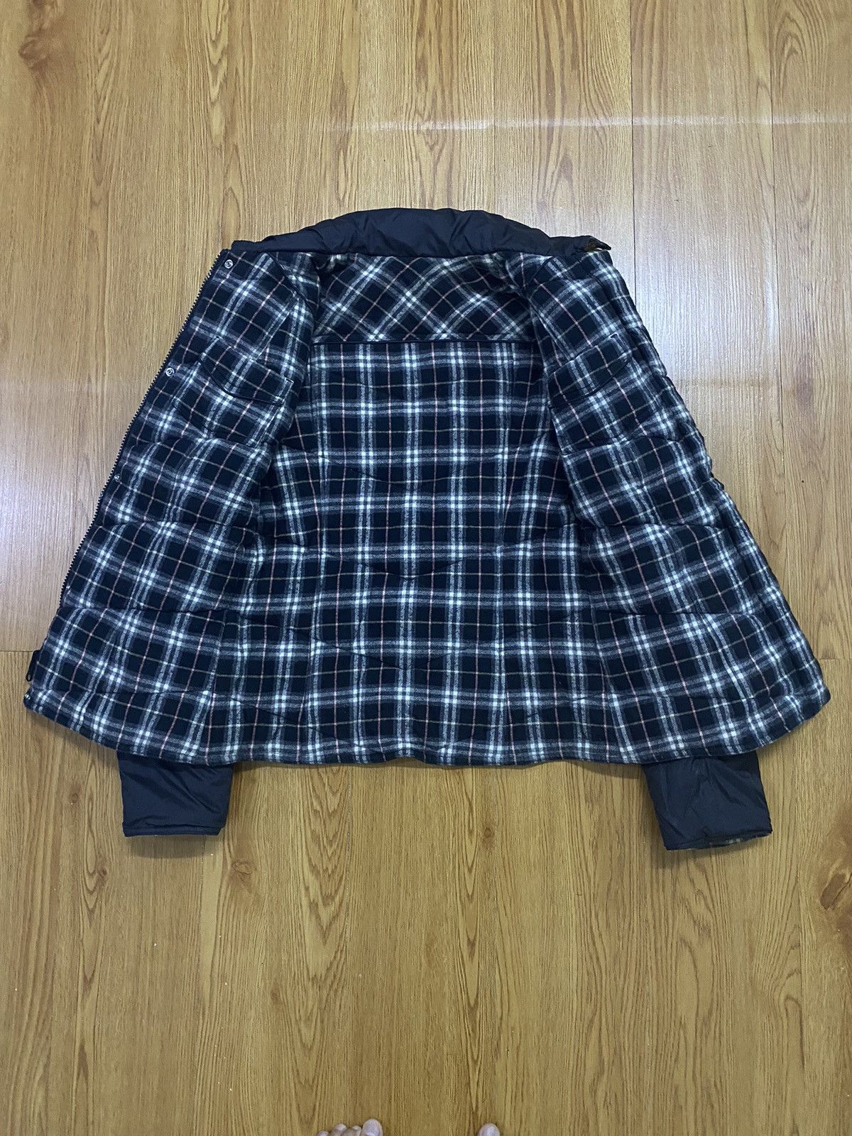 Burberry × Vintage Burberry Blue Label Reversible Nova Check puffer Jacket Size XS / US 0-2 / IT 36-38 - 3 Thumbnail