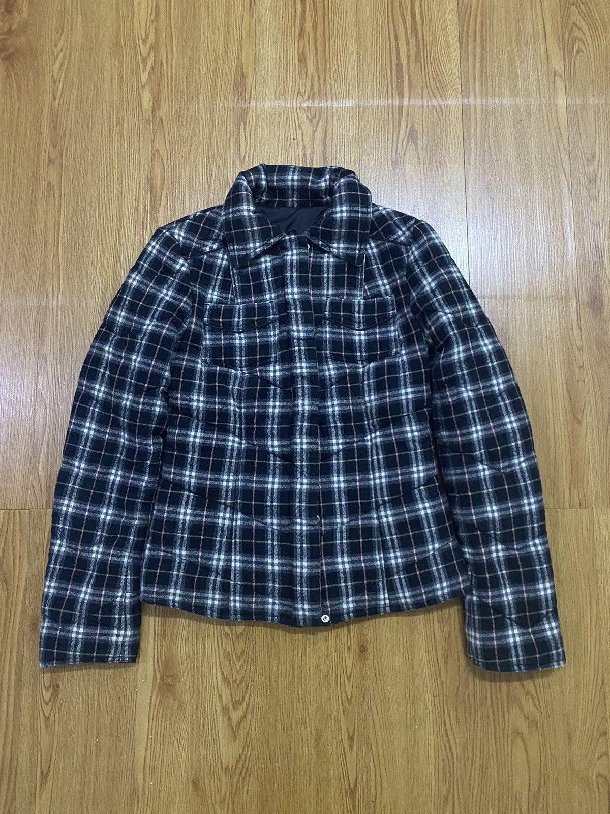 Burberry × Vintage Burberry Blue Label Reversible Nova Check puffer Jacket Size XS / US 0-2 / IT 36-38 - 2 Thumbnail