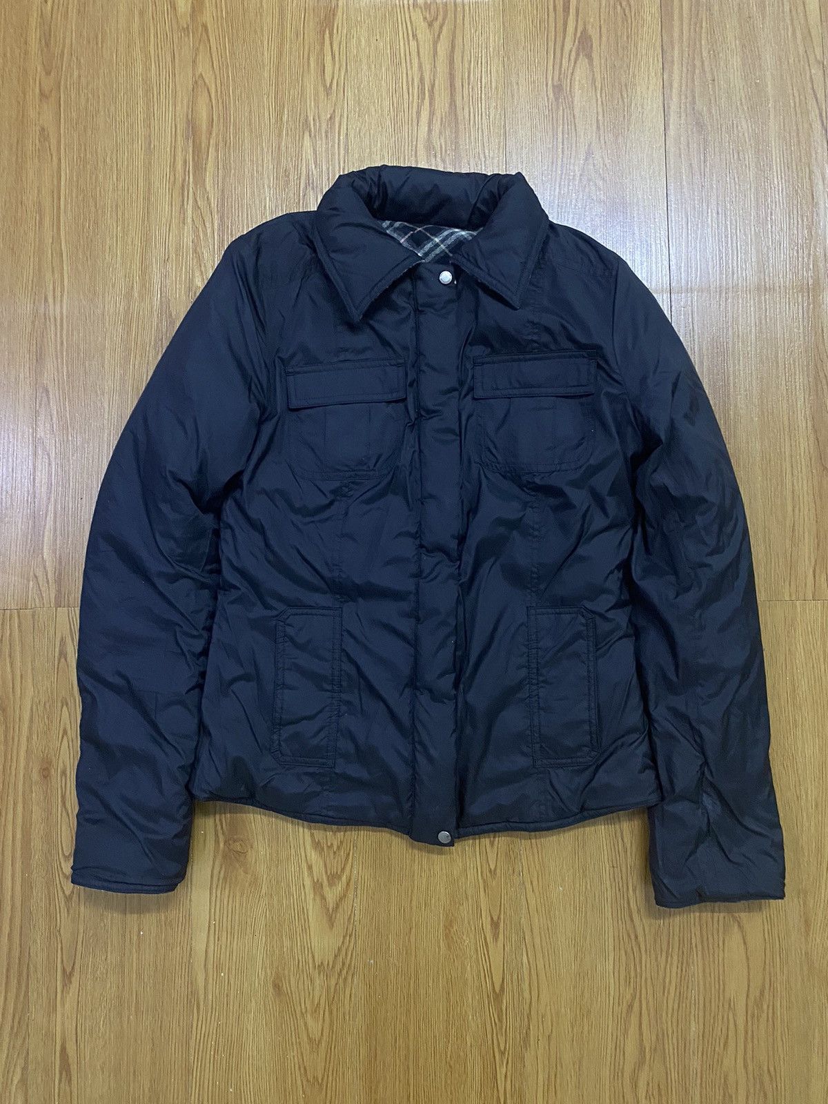 Burberry × Vintage Burberry Blue Label Reversible Nova Check puffer Jacket Size XS / US 0-2 / IT 36-38 - 1 Thumbnail