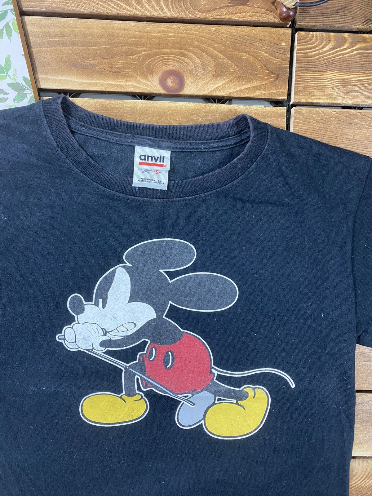 If Six Was Nine × Mickey Mouse × Vintage Vintage Anvil Mickey With Mic Japanese Brand Size S Size S / US 4 / IT 40 - 6 Thumbnail