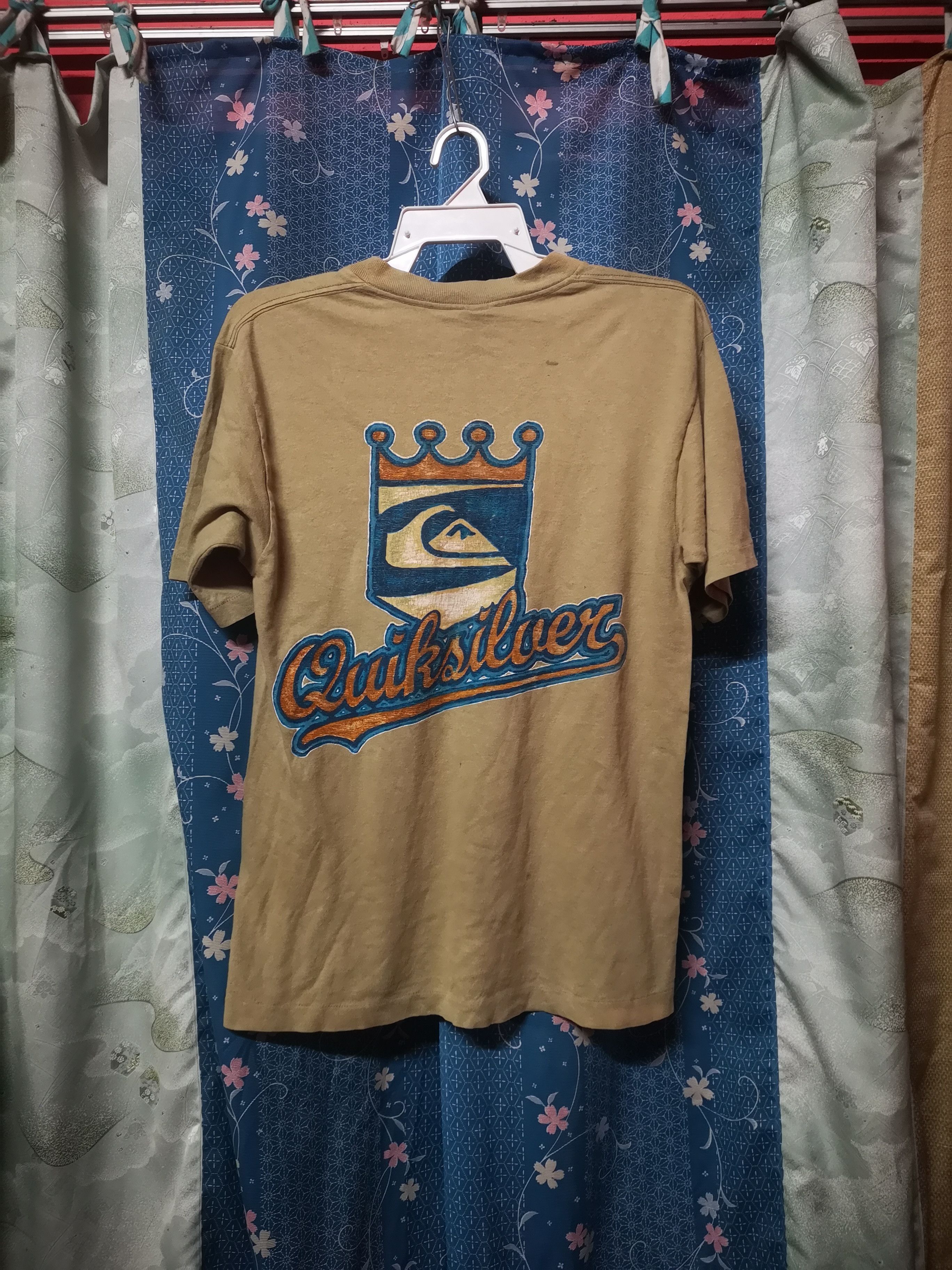 Quicksilver × Vintage Vintage Quiksilver Big Print Size US S / EU 44-46 / 1 - 1 Thumbnail