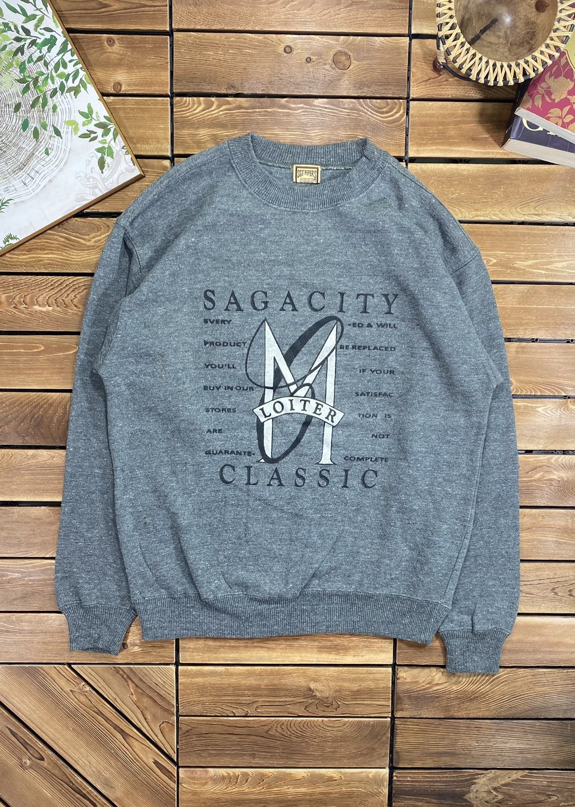 Japanese Brand × Vintage Vintage Sagacity Loiter Classic Sgt Pepers Sweatshirt Size M Size US M / EU 48-50 / 2 - 2 Thumbnail