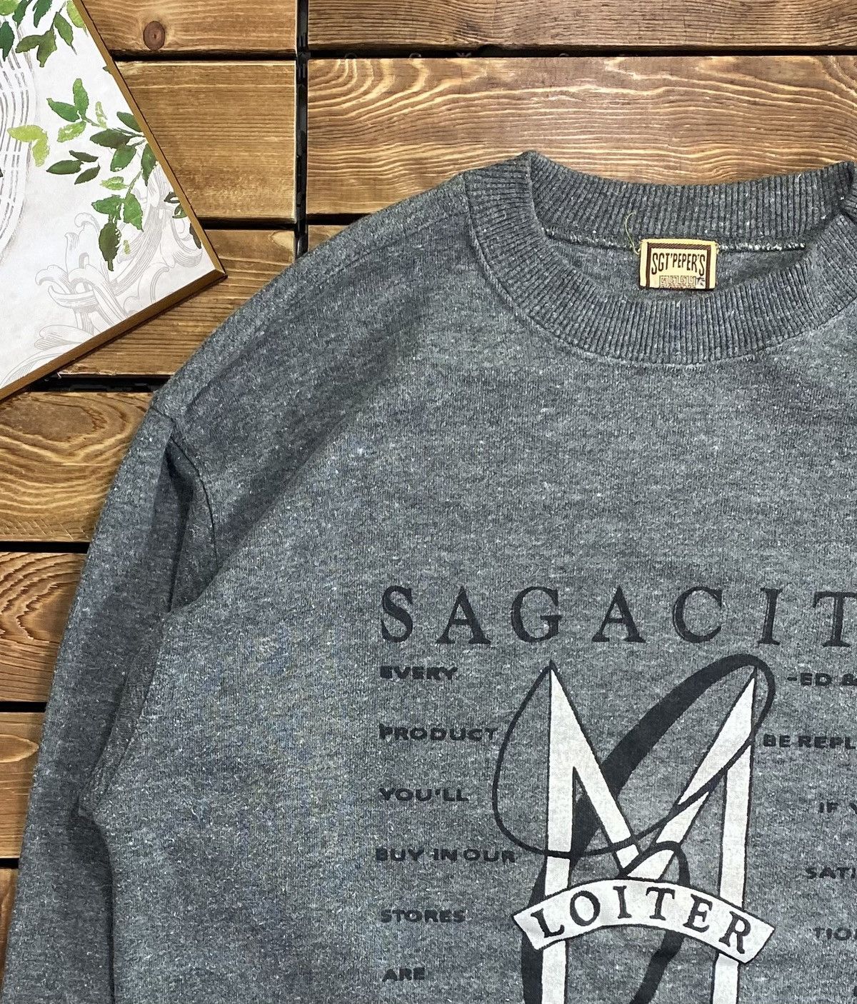 Japanese Brand × Vintage Vintage Sagacity Loiter Classic Sgt Pepers Sweatshirt Size M Size US M / EU 48-50 / 2 - 6 Thumbnail