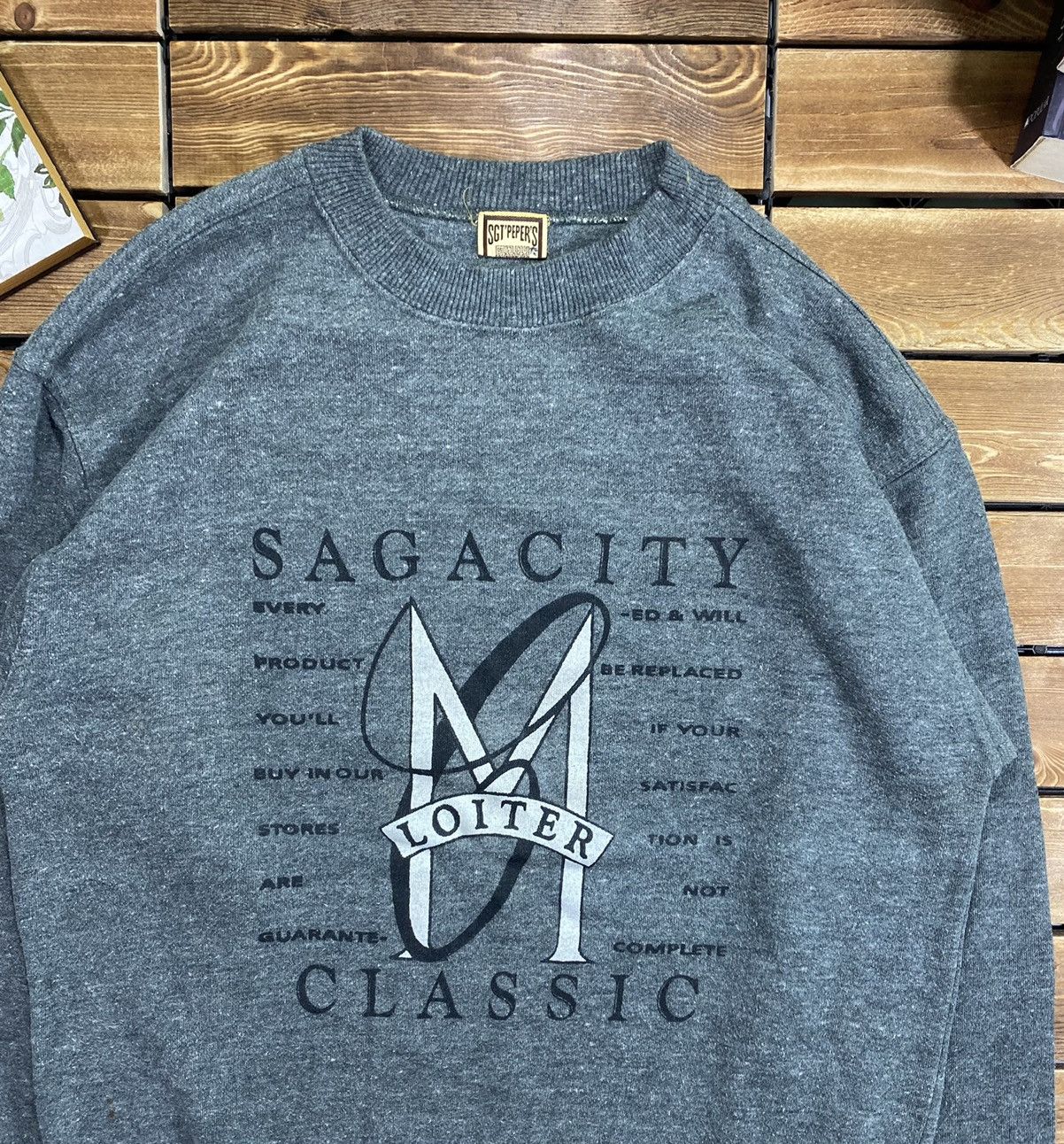Japanese Brand × Vintage Vintage Sagacity Loiter Classic Sgt Pepers Sweatshirt Size M Size US M / EU 48-50 / 2 - 7 Thumbnail