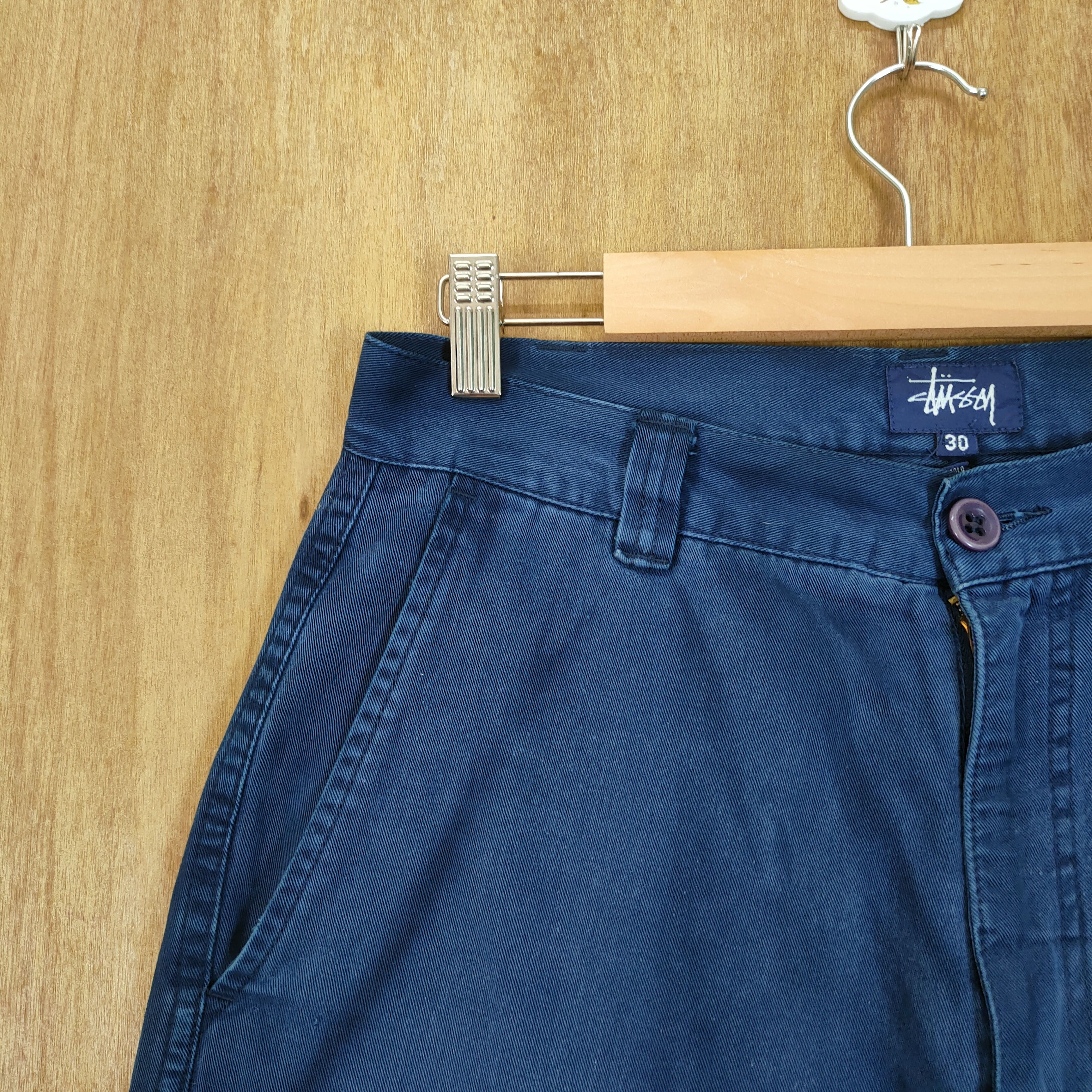 Stussy W30×30 💥 STUSSY DARK BLUE CARGO PANTS Size US 30 / EU 46 - 5 Thumbnail