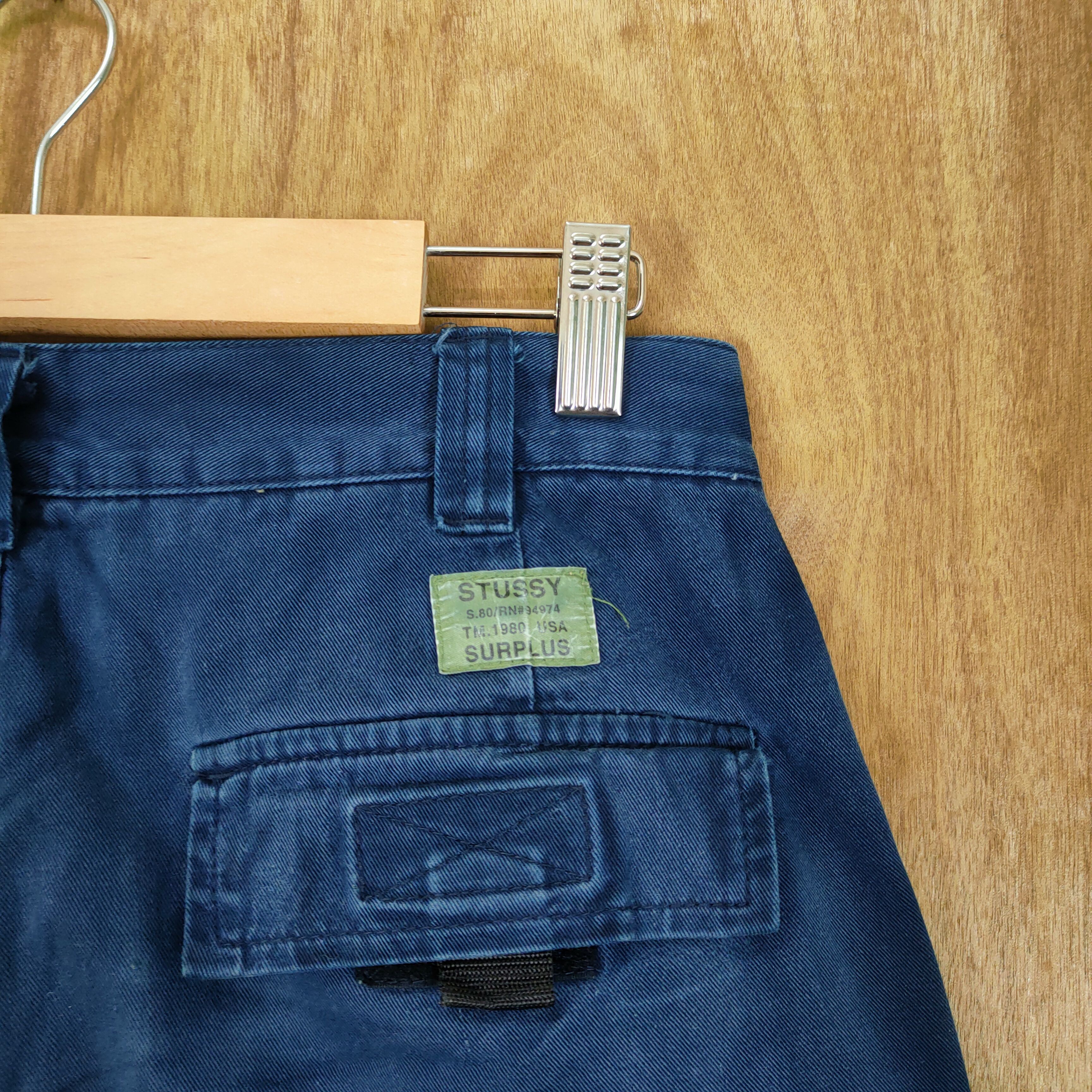 Stussy W30×30 💥 STUSSY DARK BLUE CARGO PANTS Size US 30 / EU 46 - 9 Thumbnail