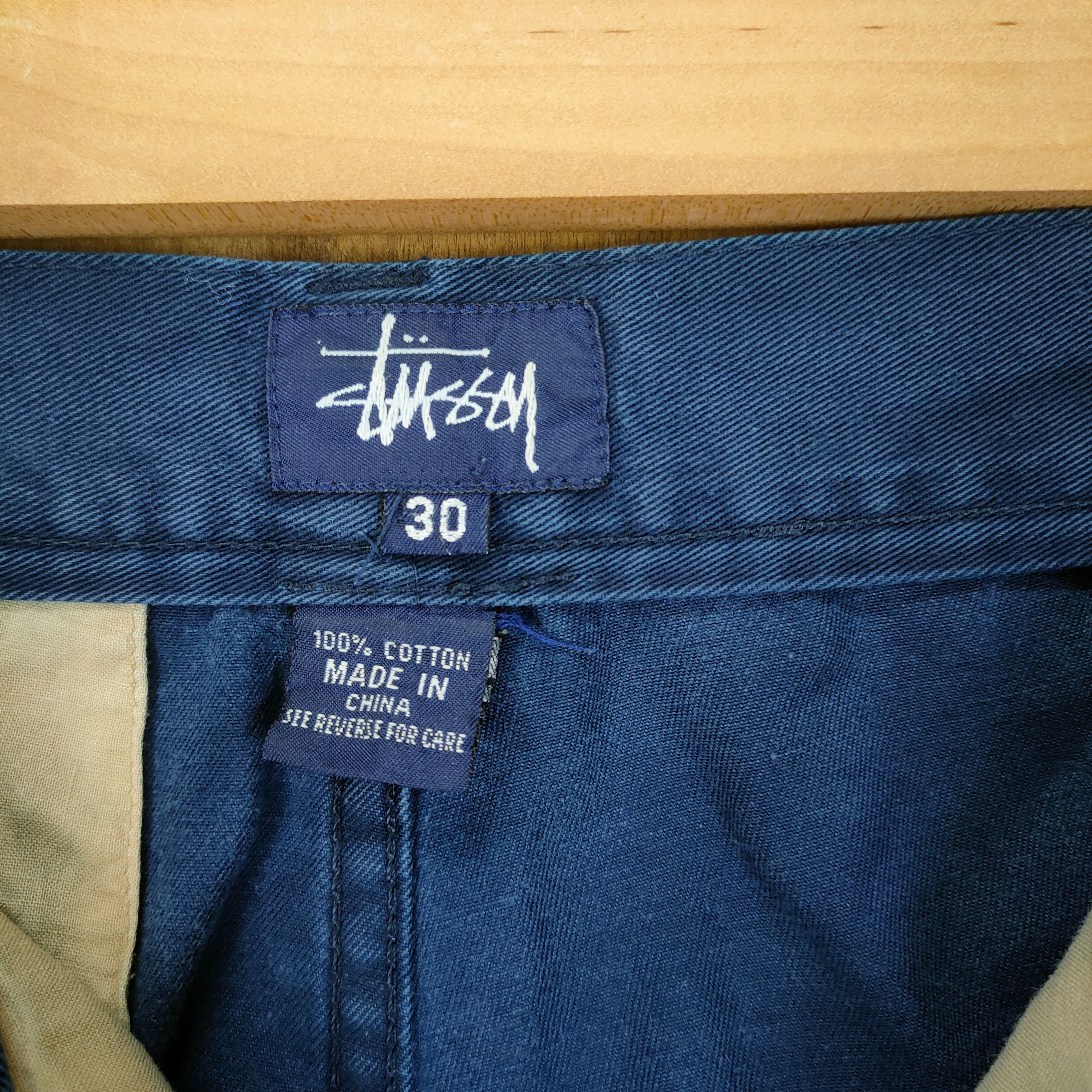 Stussy W30×30 💥 STUSSY DARK BLUE CARGO PANTS Size US 30 / EU 46 - 10 Thumbnail