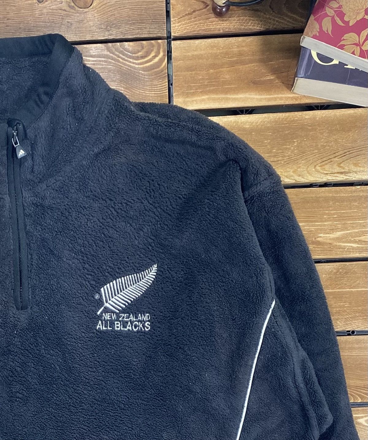 Adidas × All Blacks Adidas New Zealand All Black Three stripes Fleece Size S Size US S / EU 44-46 / 1 - 5 Thumbnail