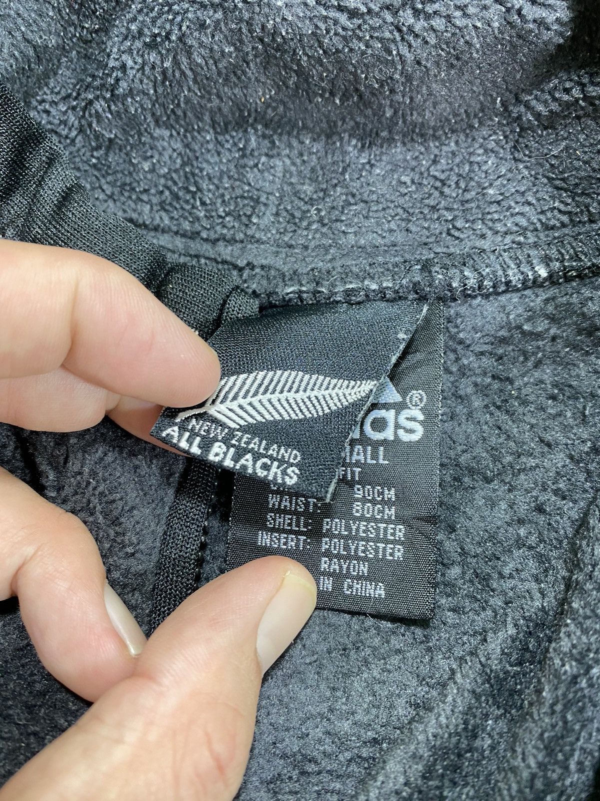 Adidas × All Blacks Adidas New Zealand All Black Three stripes Fleece Size S Size US S / EU 44-46 / 1 - 8 Thumbnail