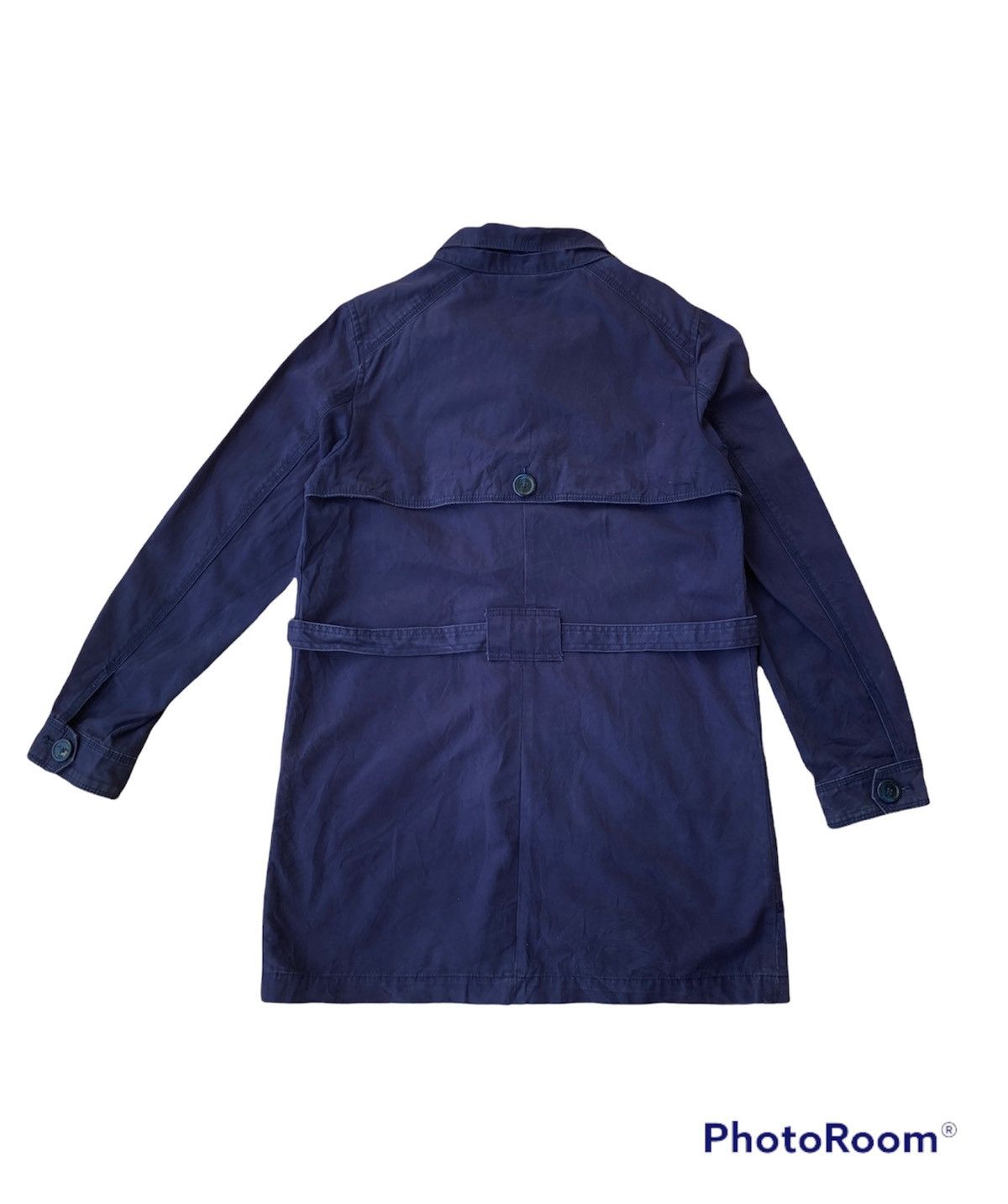 Gap × Vintage Vintage Gap Long Jacket Light Navy Blue streetwear Size S Size US S / EU 44-46 / 1 - 6 Thumbnail