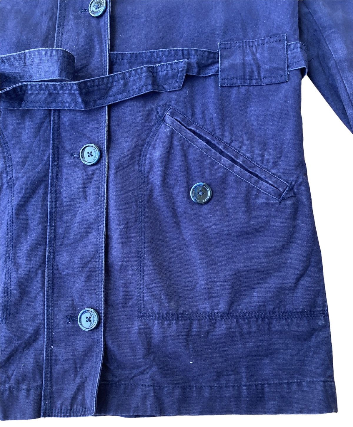 Gap × Vintage Vintage Gap Long Jacket Light Navy Blue streetwear Size S Size US S / EU 44-46 / 1 - 2 Thumbnail