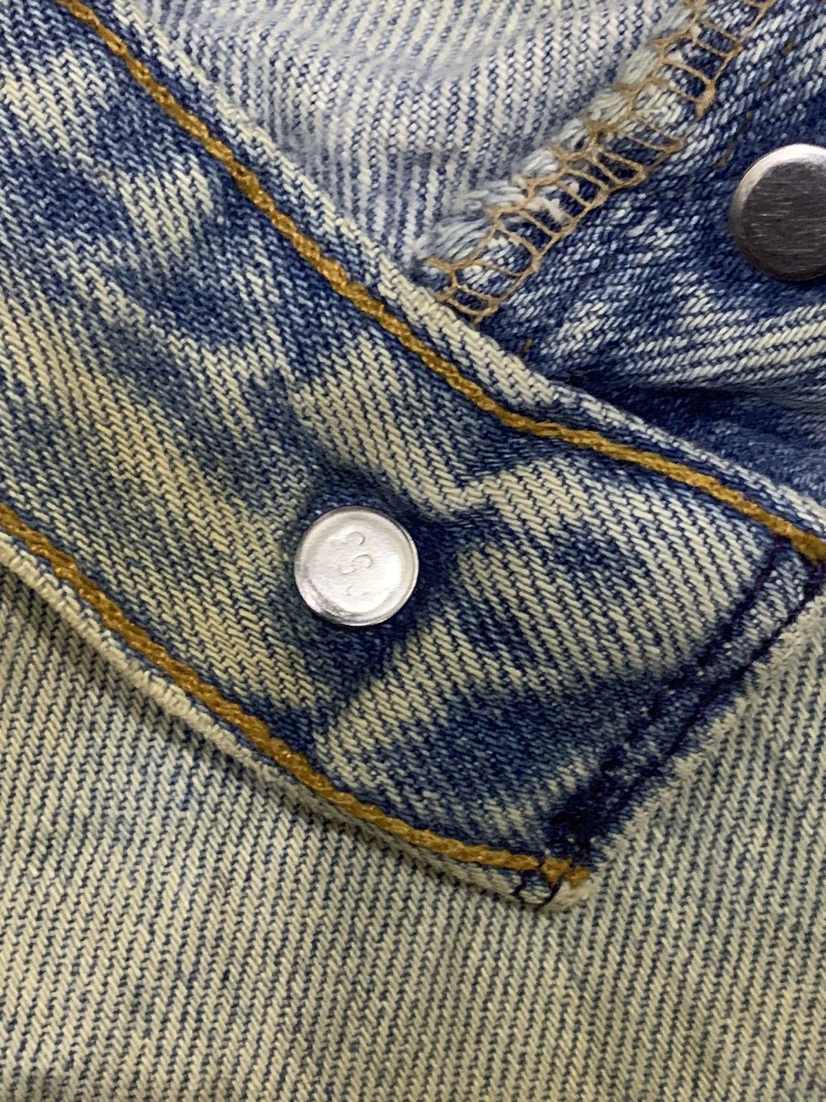 Levi's × Levi's Vintage Clothing × Vintage Vintage 80s Levis ButtonFly Blue Mud Wash Distress Jeans Size US 34 / EU 50 - 12 Thumbnail