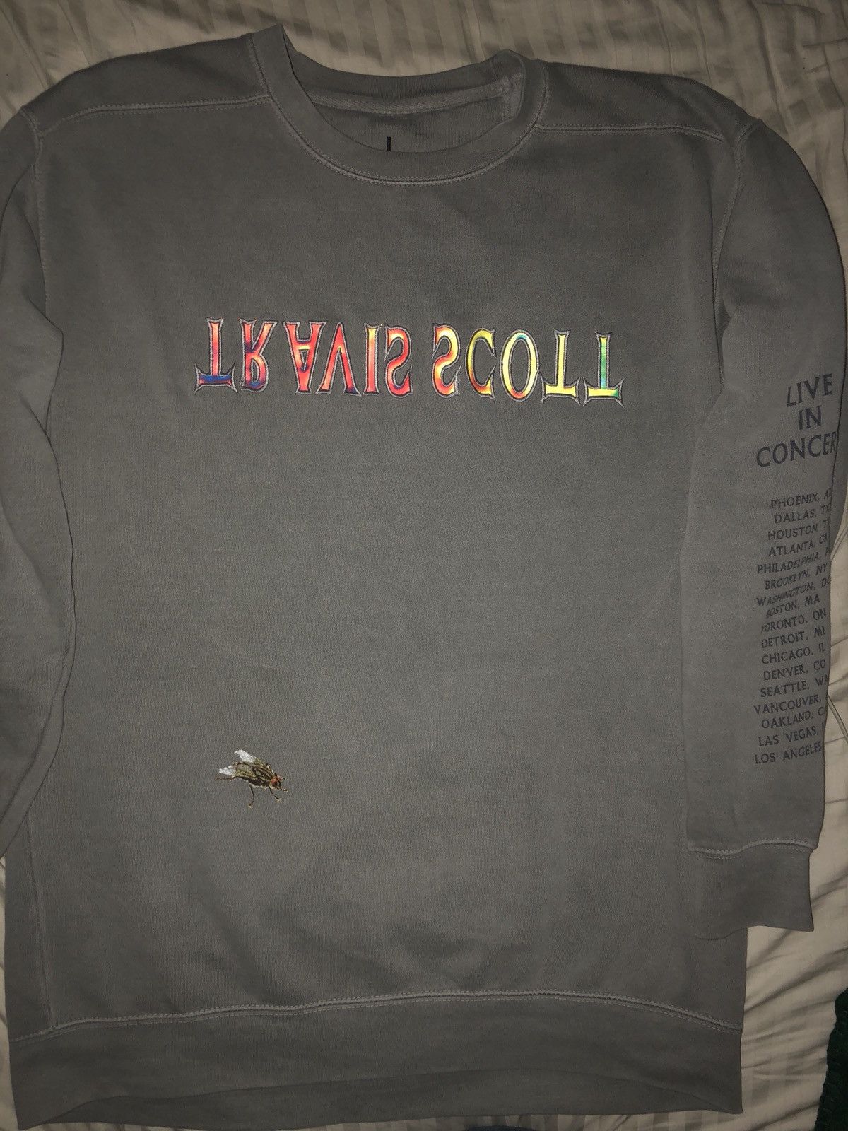 Travis Scott Travis Scott Reflective Crewneck Damn Tour Size US L / EU 52-54 / 3 - 1 Thumbnail