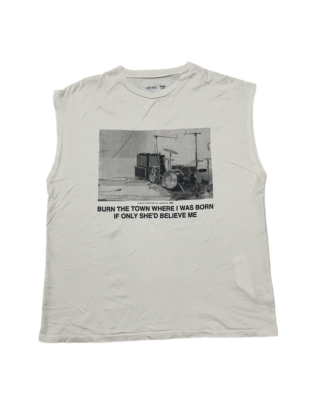 Japanese Brand Jane Smith 2019 Spring Summer Sleeveless Tees Size US L / EU 52-54 / 3 - 1 Thumbnail