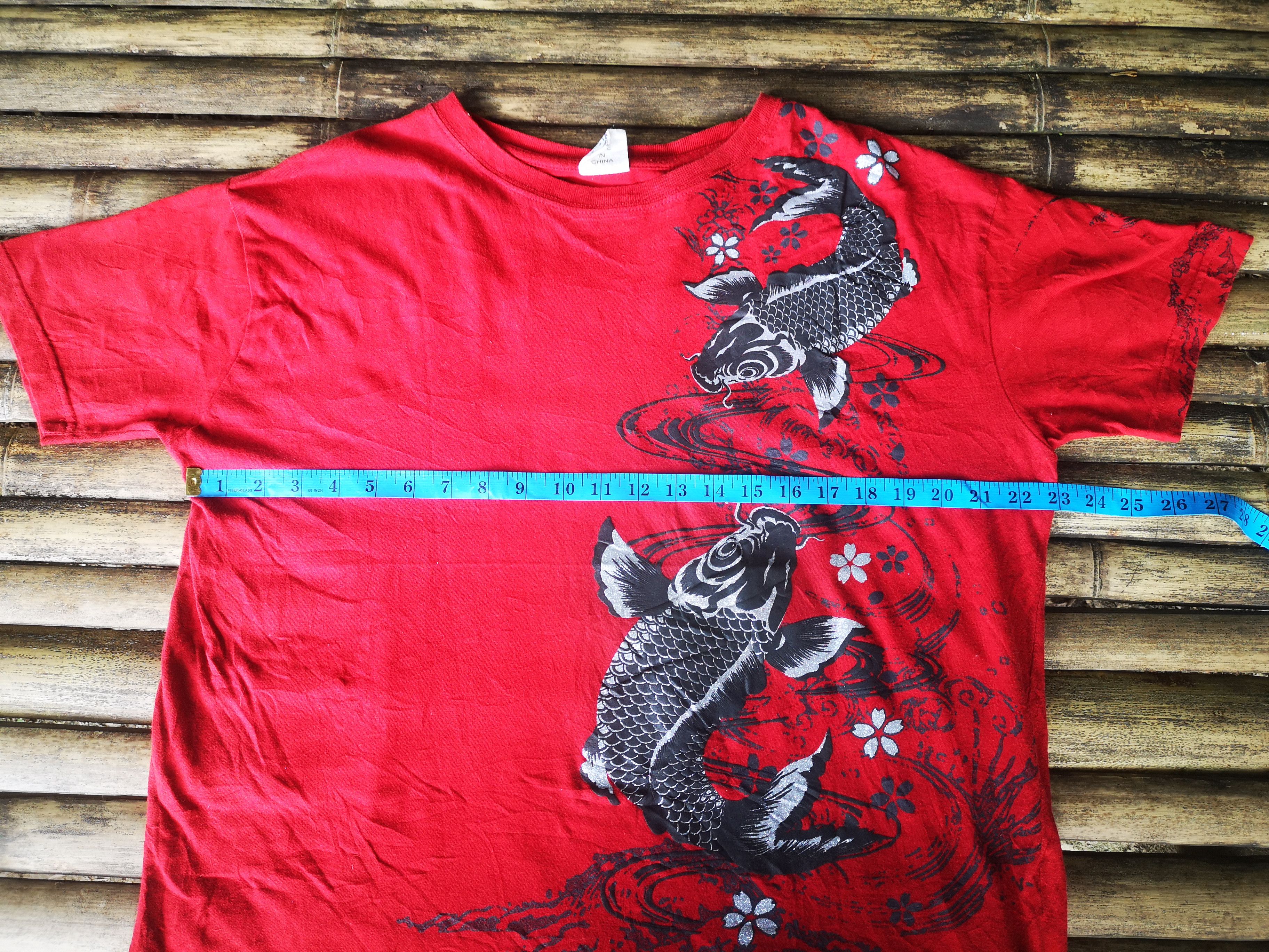 Japanese Brand Koi Fish Sukajan Printed Design Size US L / EU 52-54 / 3 - 9 Thumbnail