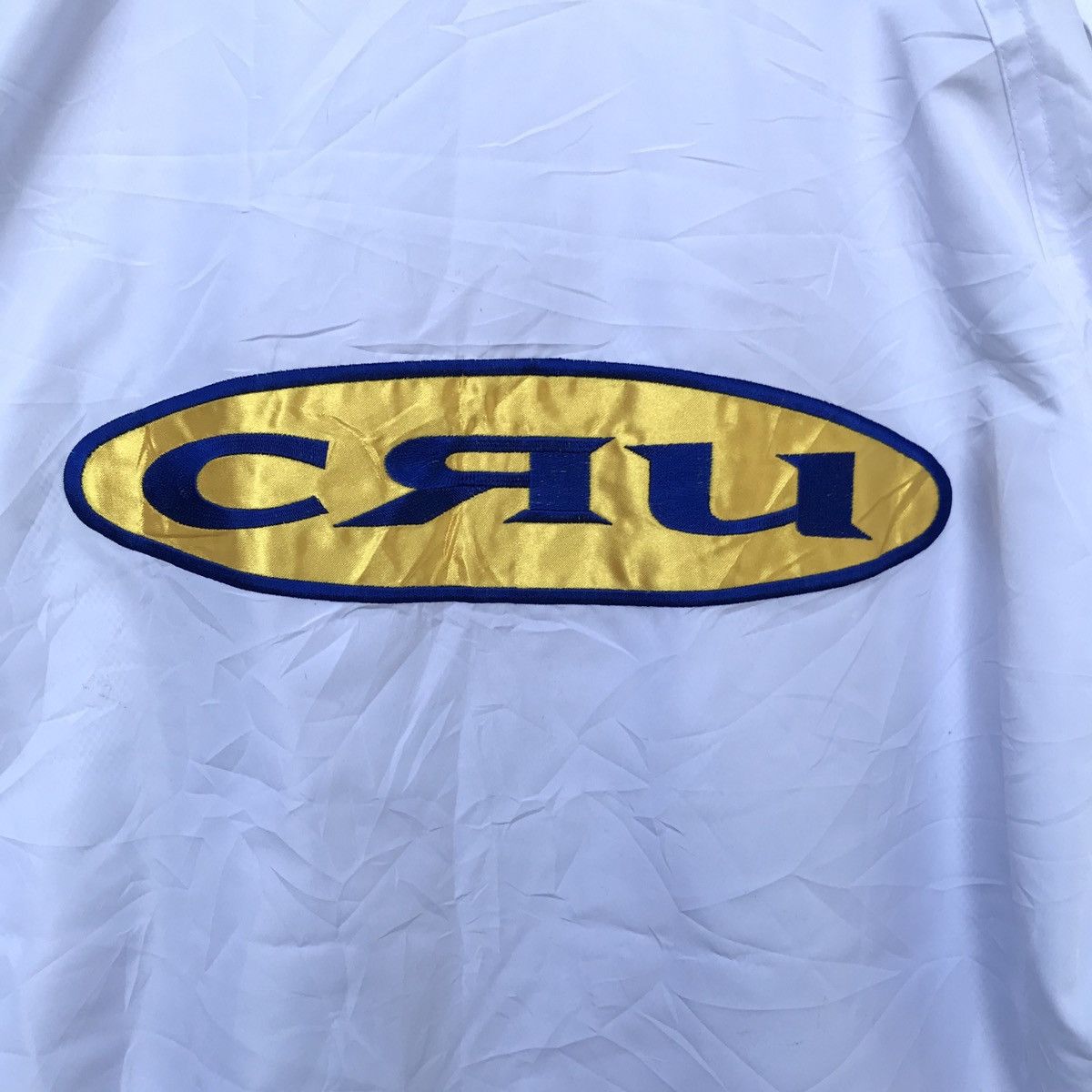 Japanese Brand × Vintage Vintage CRU Surfing Coach Jacket White Windbreaker Hip Hop Size US L / EU 52-54 / 3 - 8 Thumbnail