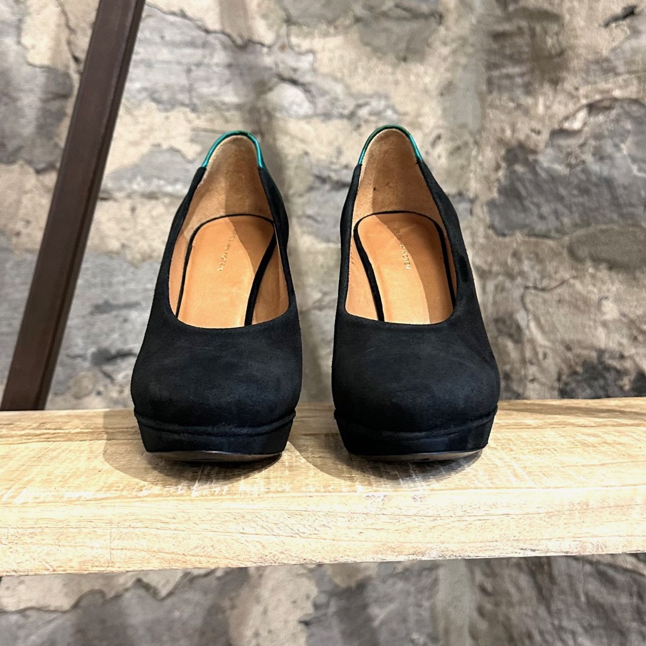 Dries Van Noten Dries Van Noten Black Suede Satin Heel Pumps Size US 6 / IT 36 - 3 Thumbnail