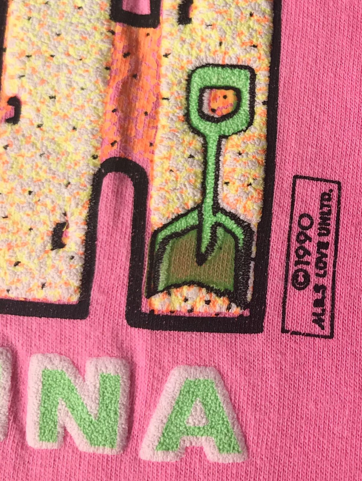 Vintage Vintage 90s Myrtle Beach T-Shirt SZ Large Neon Puff Graphic Size US L / EU 52-54 / 3 - 7 Thumbnail