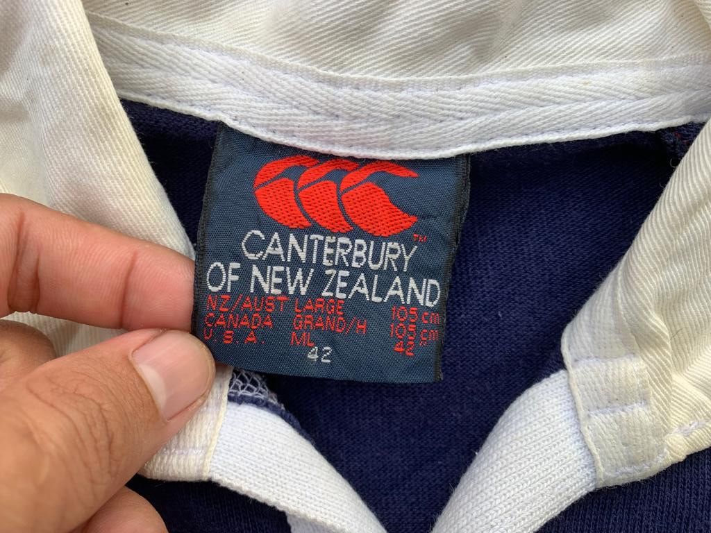 Canterbury of New Zealand Vintage Centurbery Rugby Jersey Size US M / EU 48-50 / 2 - 6 Thumbnail