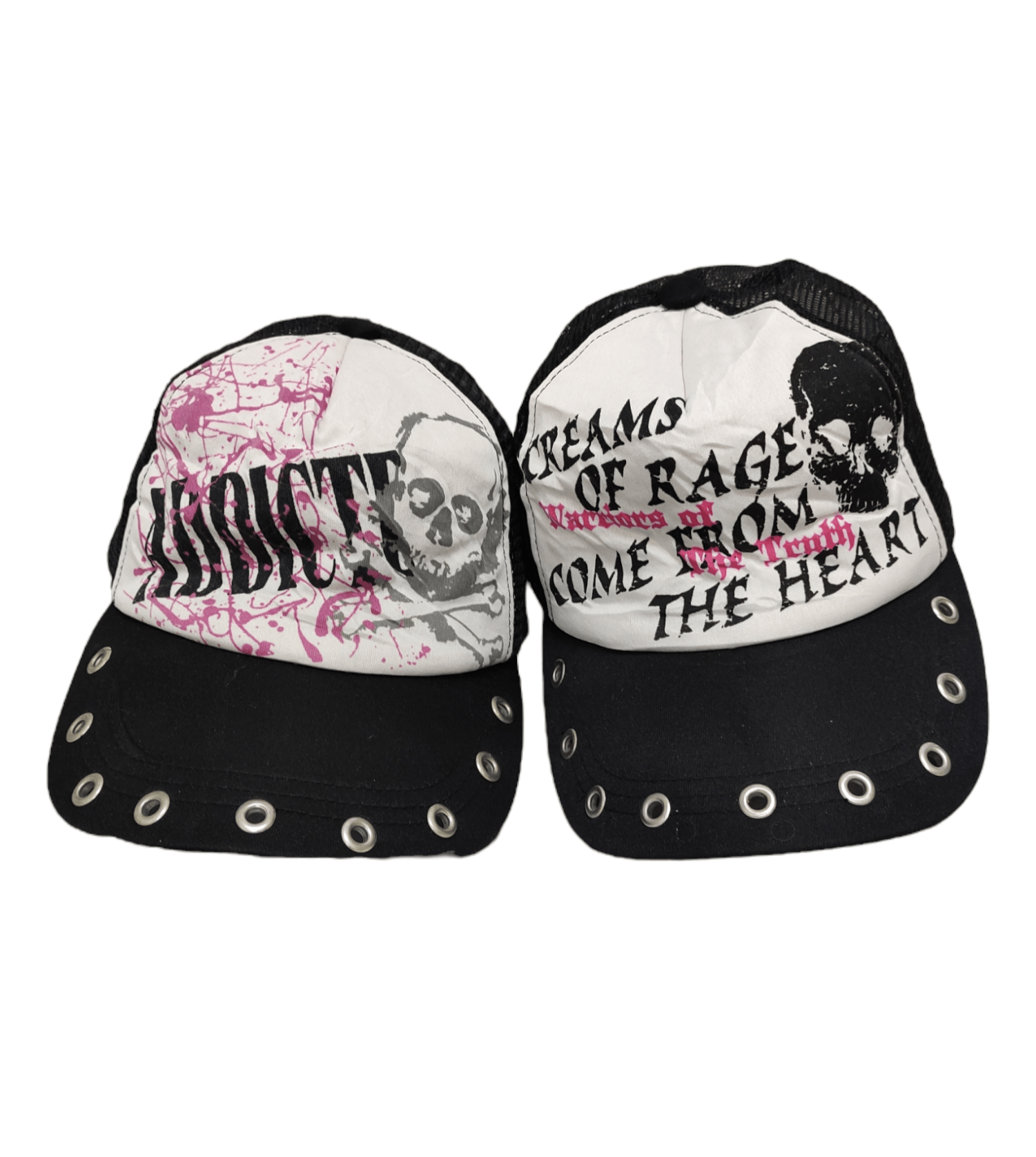 Japanese Brand BULK🔥 PUNK STYLE JAPANESE BRAND TRUCKER HAT CAP Size ONE SIZE - 1 Thumbnail