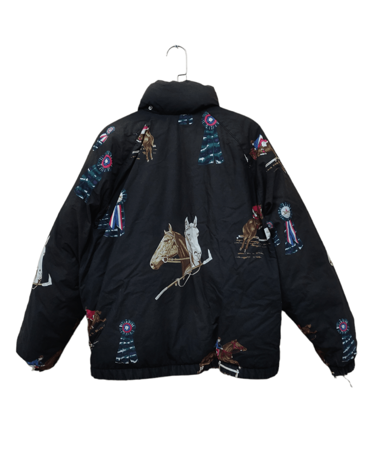 Polo Ralph Lauren POLO RALPH LAUREN PUFFER JACKET EQUESTRIAN RUGBY RODEO HORSE Size US M / EU 48-50 / 2 - 2 Thumbnail