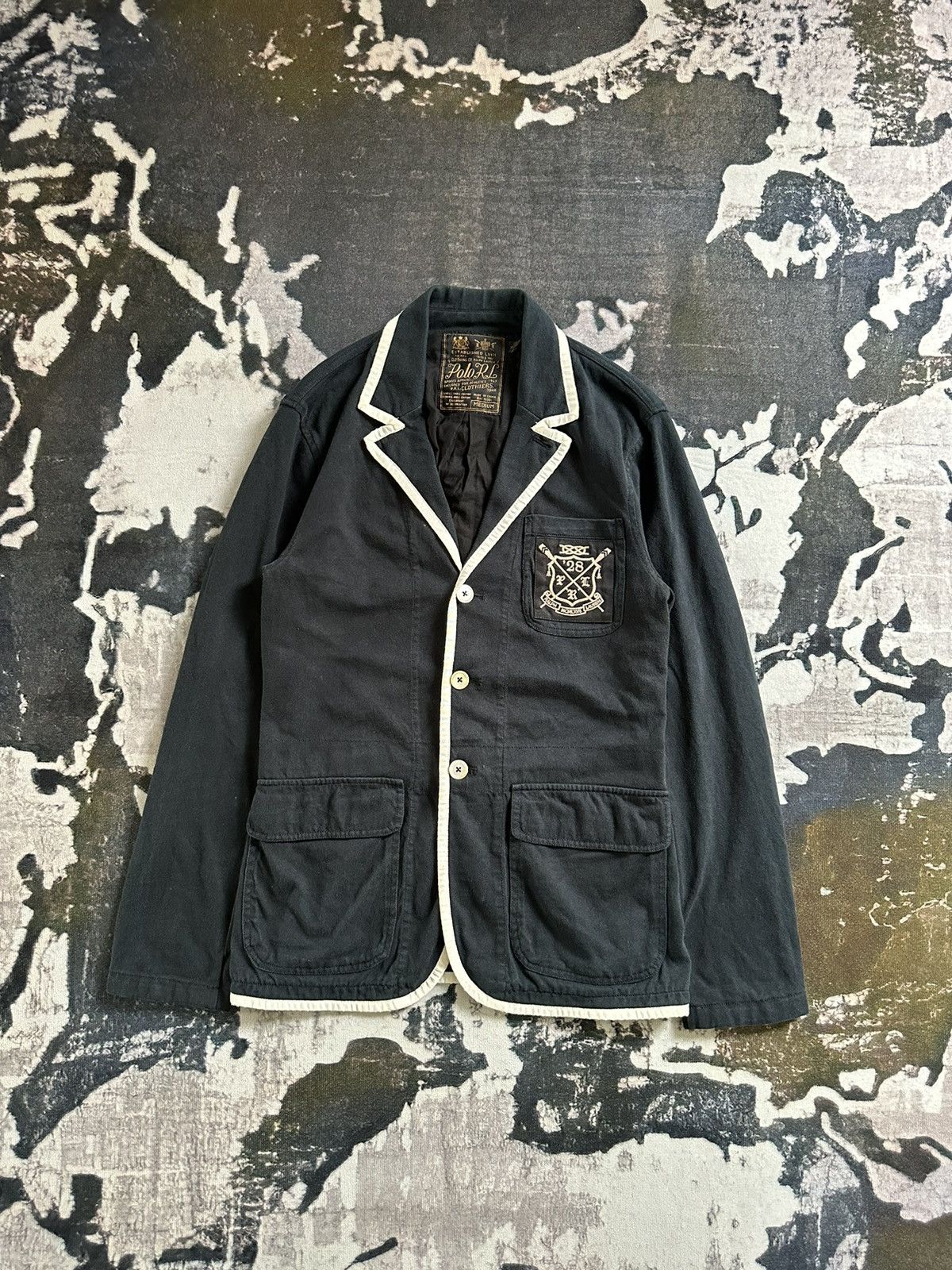 Polo Ralph Lauren 2000s Polo Ralph Lauren cotton sportswear blazer Size US L / EU 52-54 / 3 - 1 Thumbnail