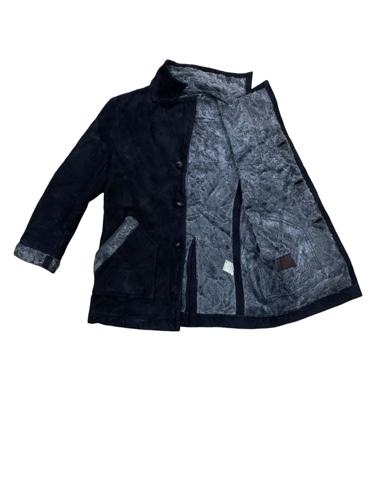 Japanese Brand × Takeo Kikuchi Japanese Designer Takeo Kikuchi Lined Fleece Sherpa Jacket Size US L / EU 52-54 / 3 - 3 Thumbnail